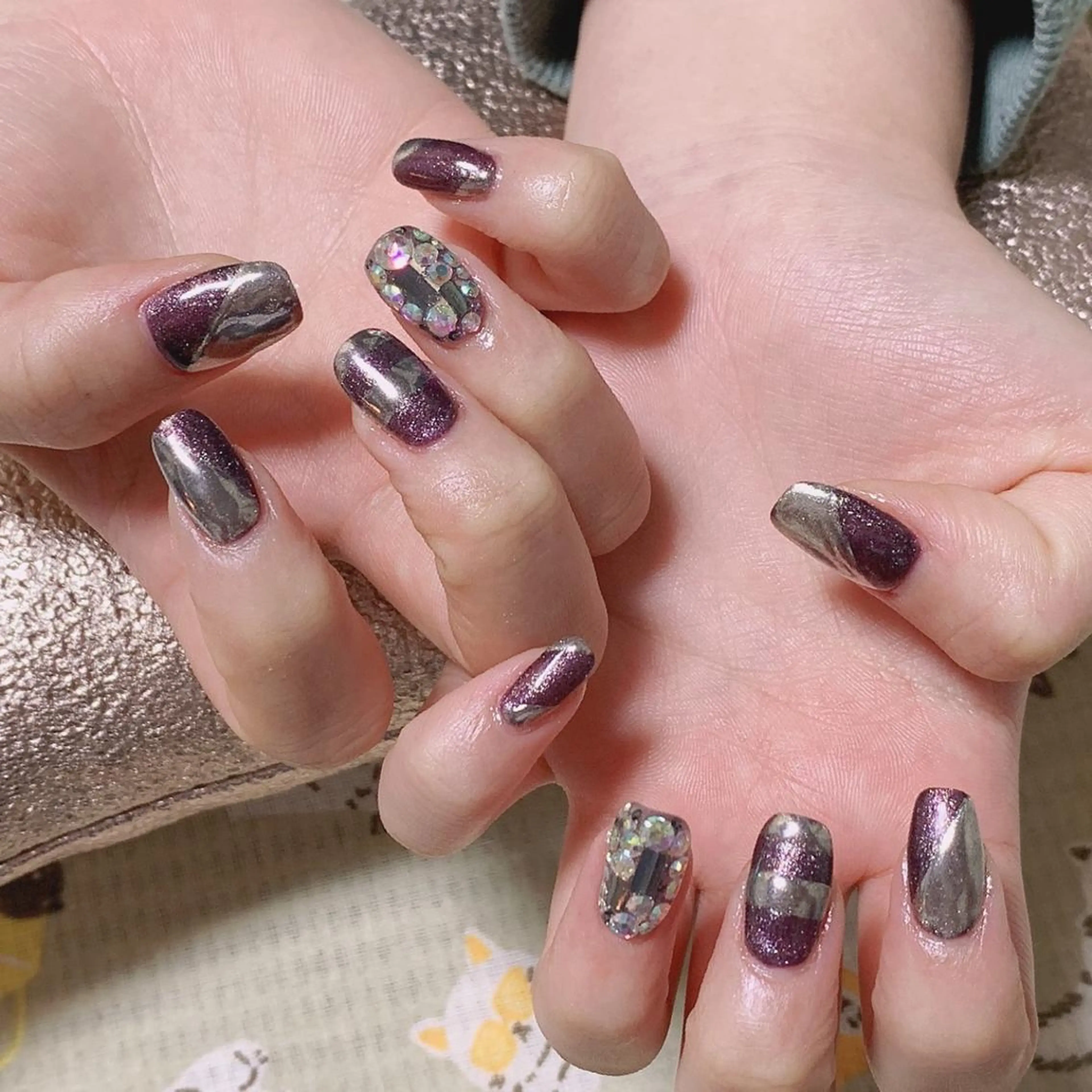 ネイル ミラーネイル 林 ✨syousyouのネイルデザイン