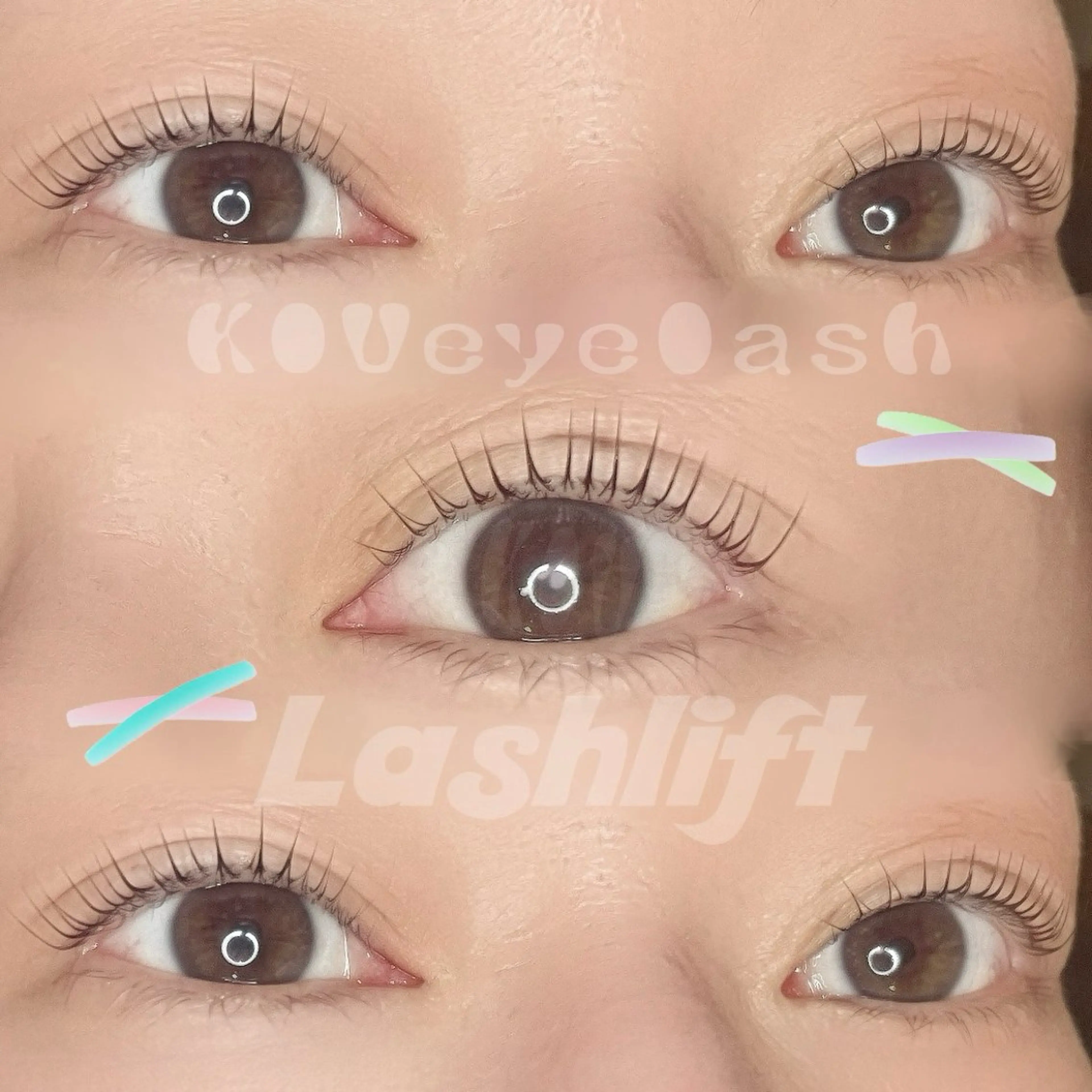 マツエク・マツパ Lカール マツパ KIUeyelash ✴︎koharuのマツエク・マツパデザイン