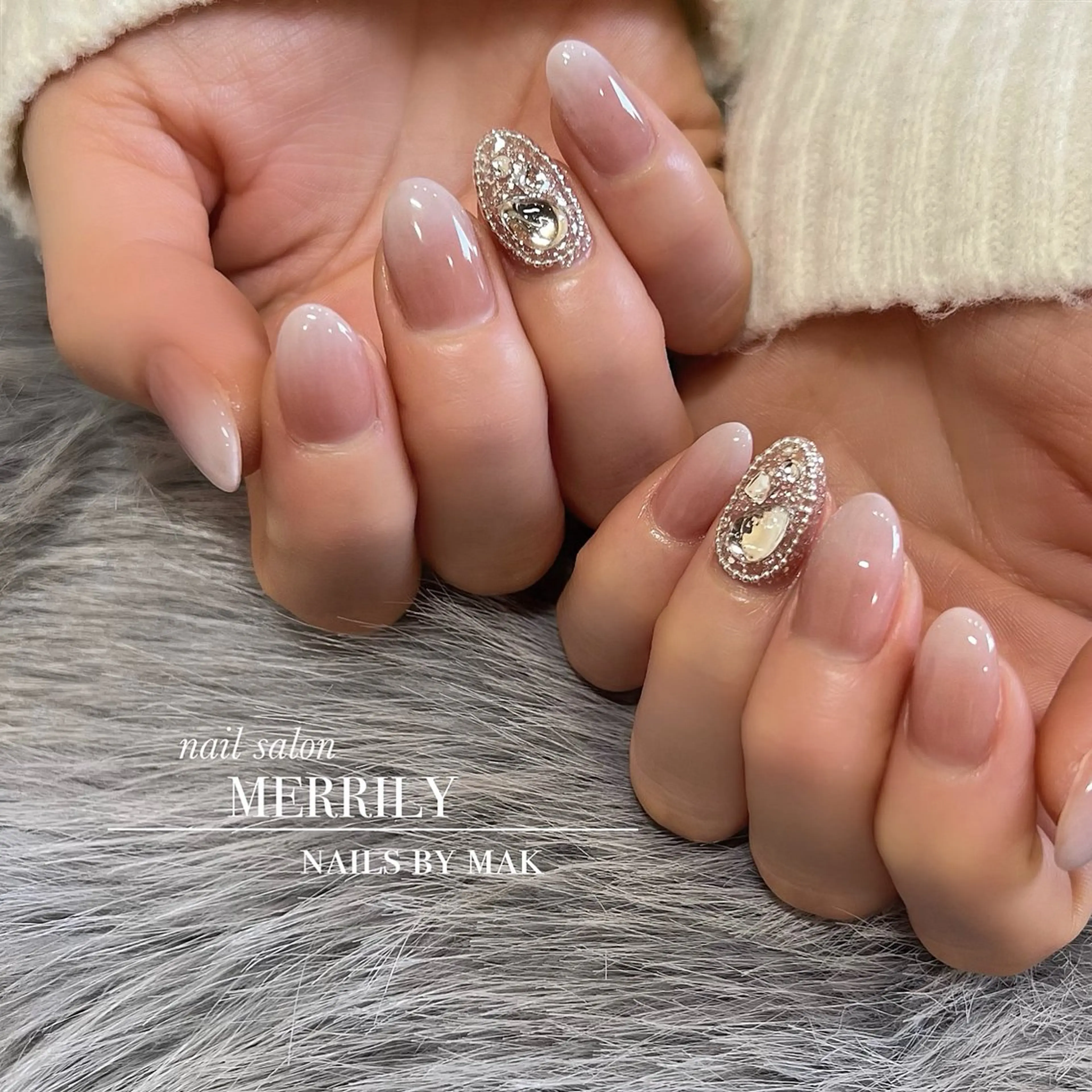 ネイル 春ネイル ハンドネイル salon de Cheliのネイルデザイン