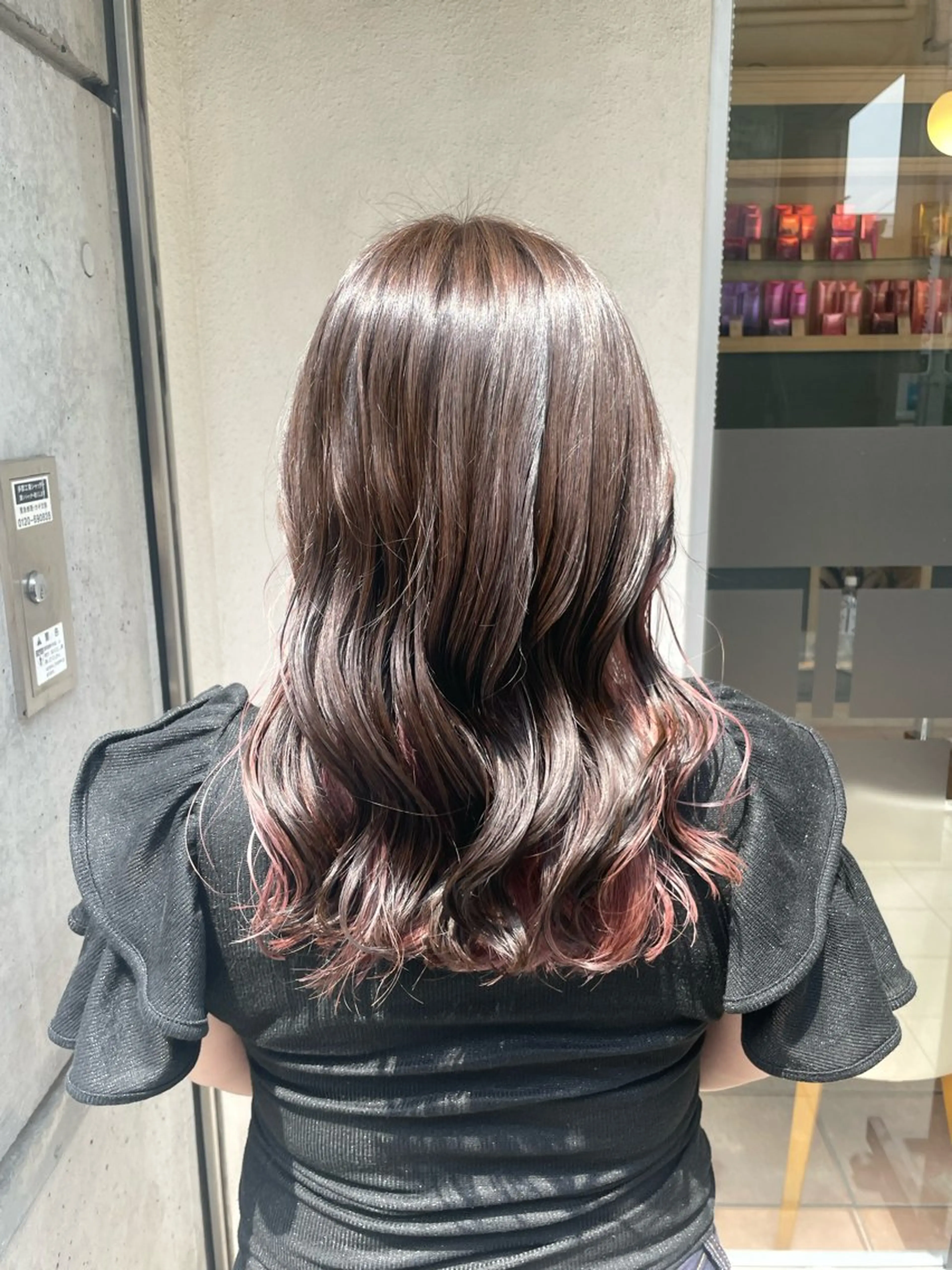 セミロング 💎久米川 東村山 BASSAサトウ💎のヘアスタイル