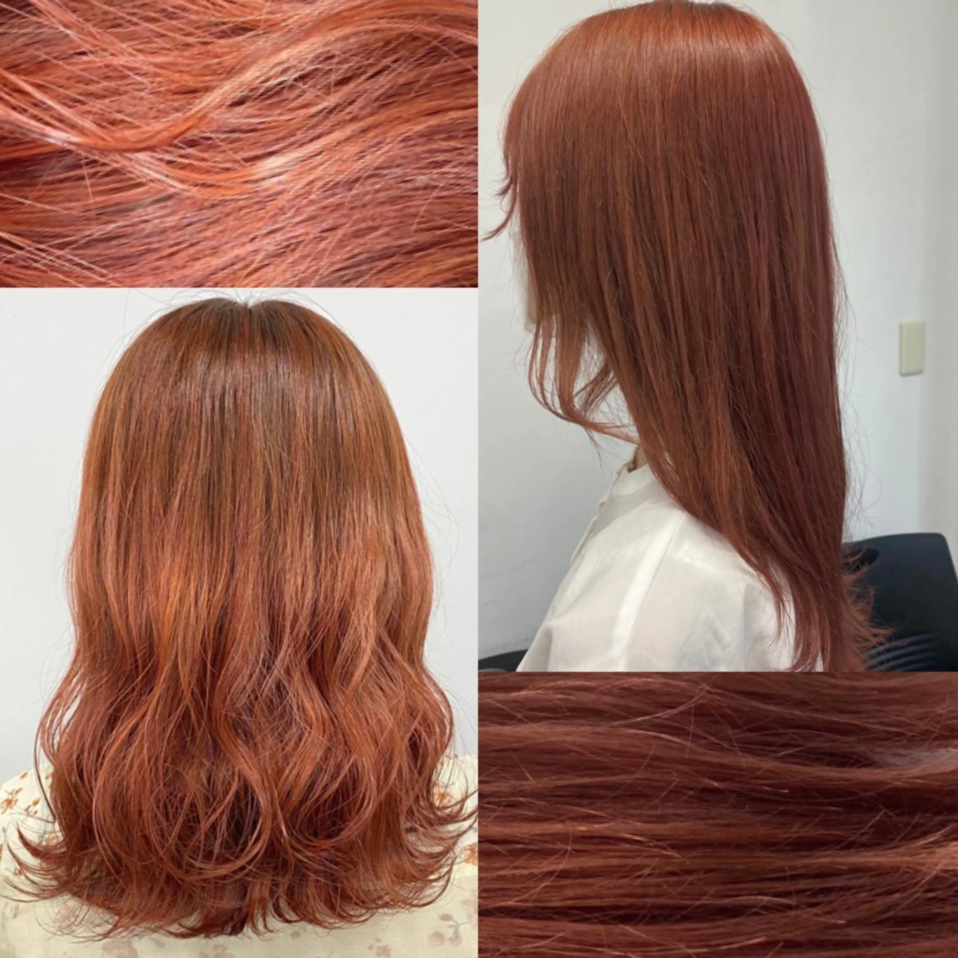 ミディアム カラー パーマ ヘアアレンジ ネイル マツエク・マツパ 韓国風ベージュ🤎 赤みなし🌿横浜🤎のヘアスタイル