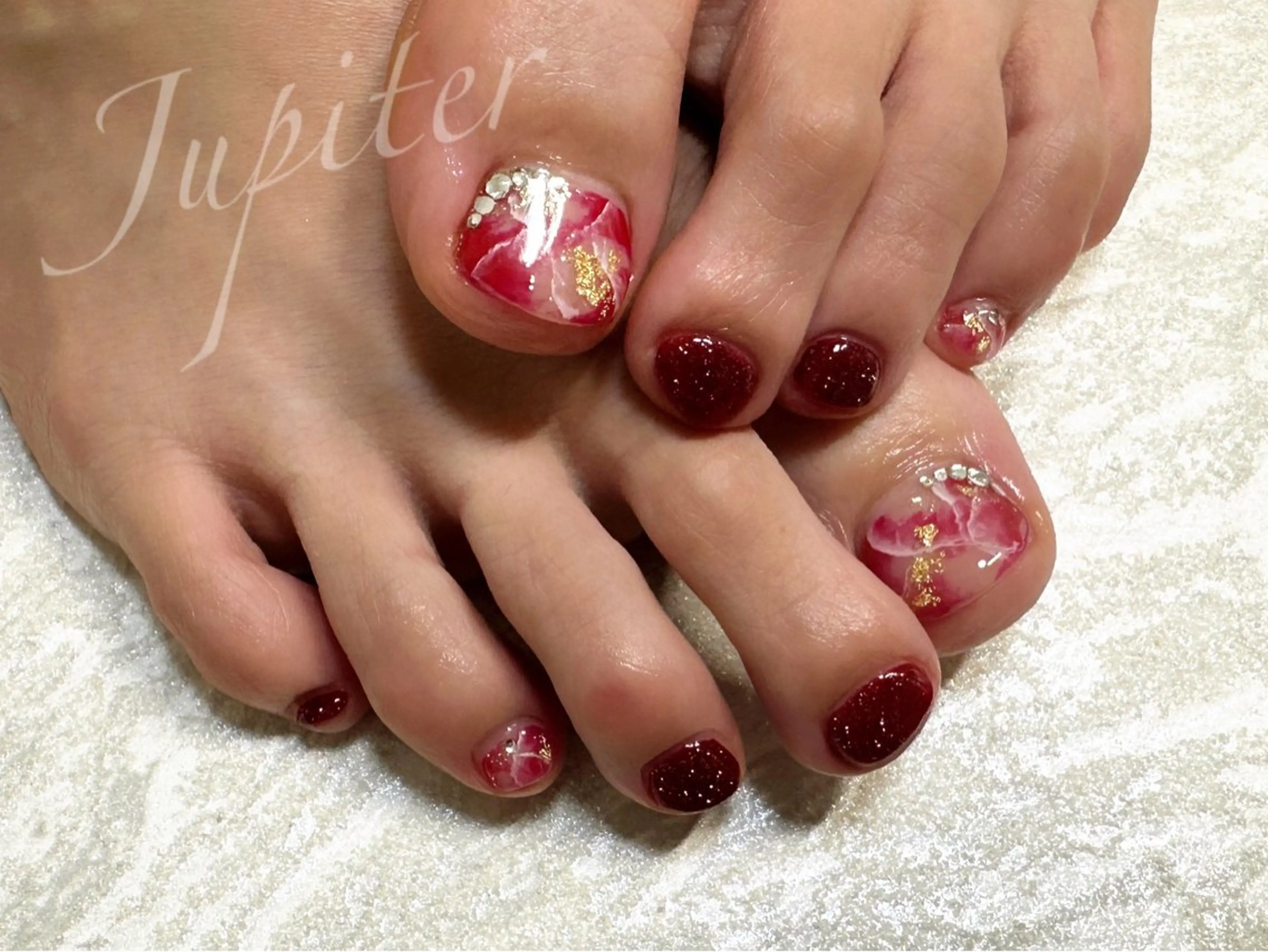 ネイル フットネイル Jupiter Toshieのネイルデザイン