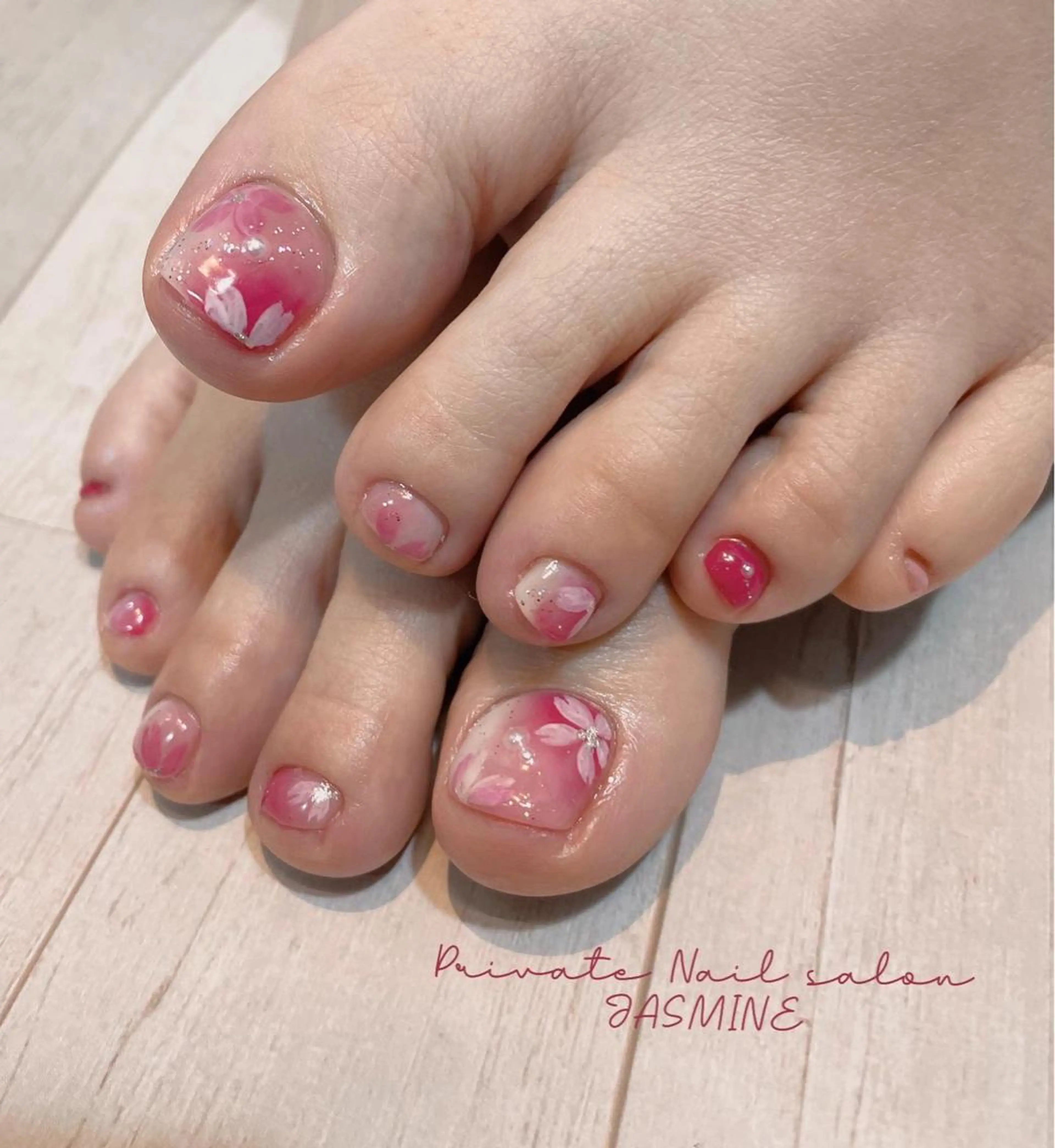 ネイル 桜ネイル Nail salon JASMINEのネイルデザイン