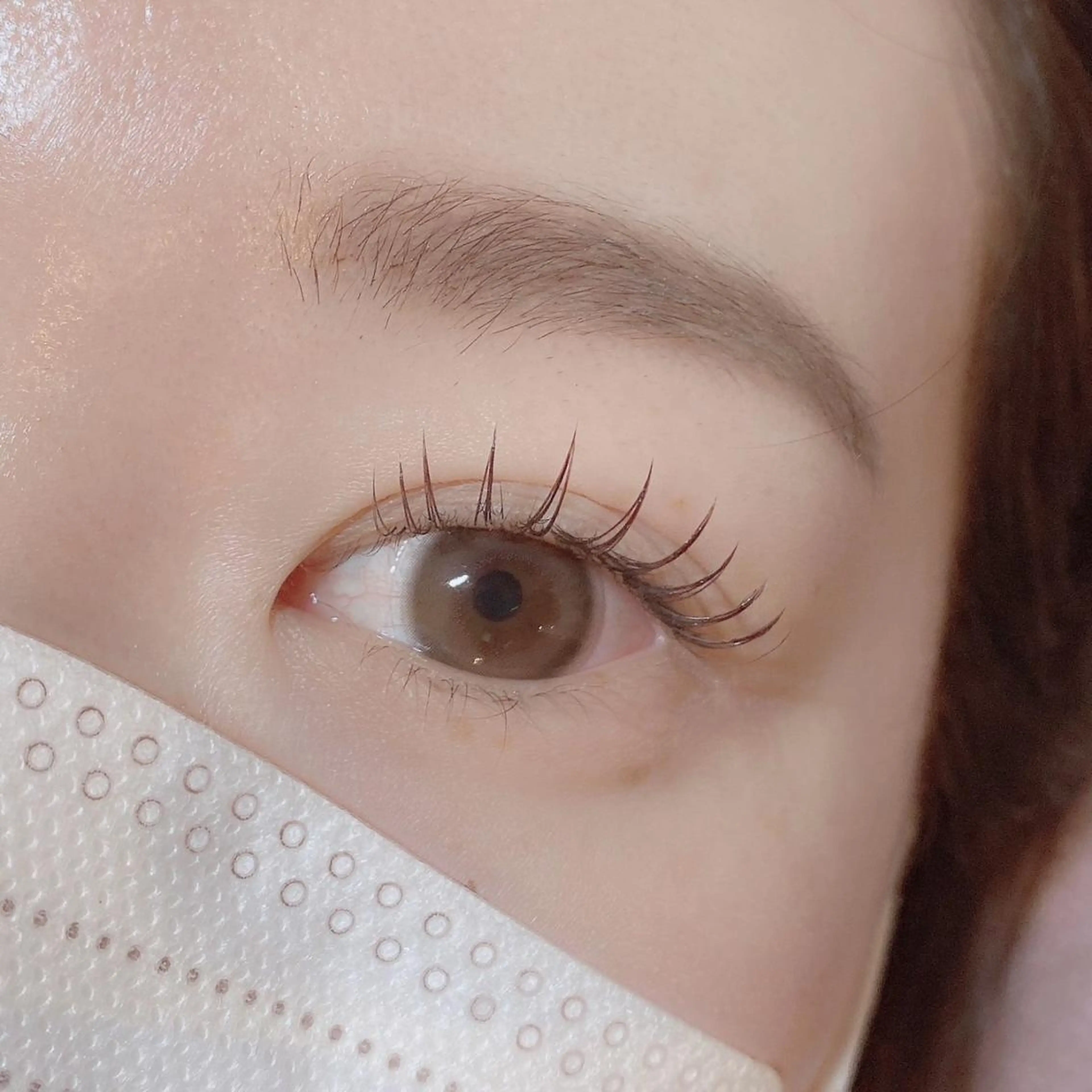 ❤️無料モデル❤️【オフなし】シングルエクステ100本前後の写真