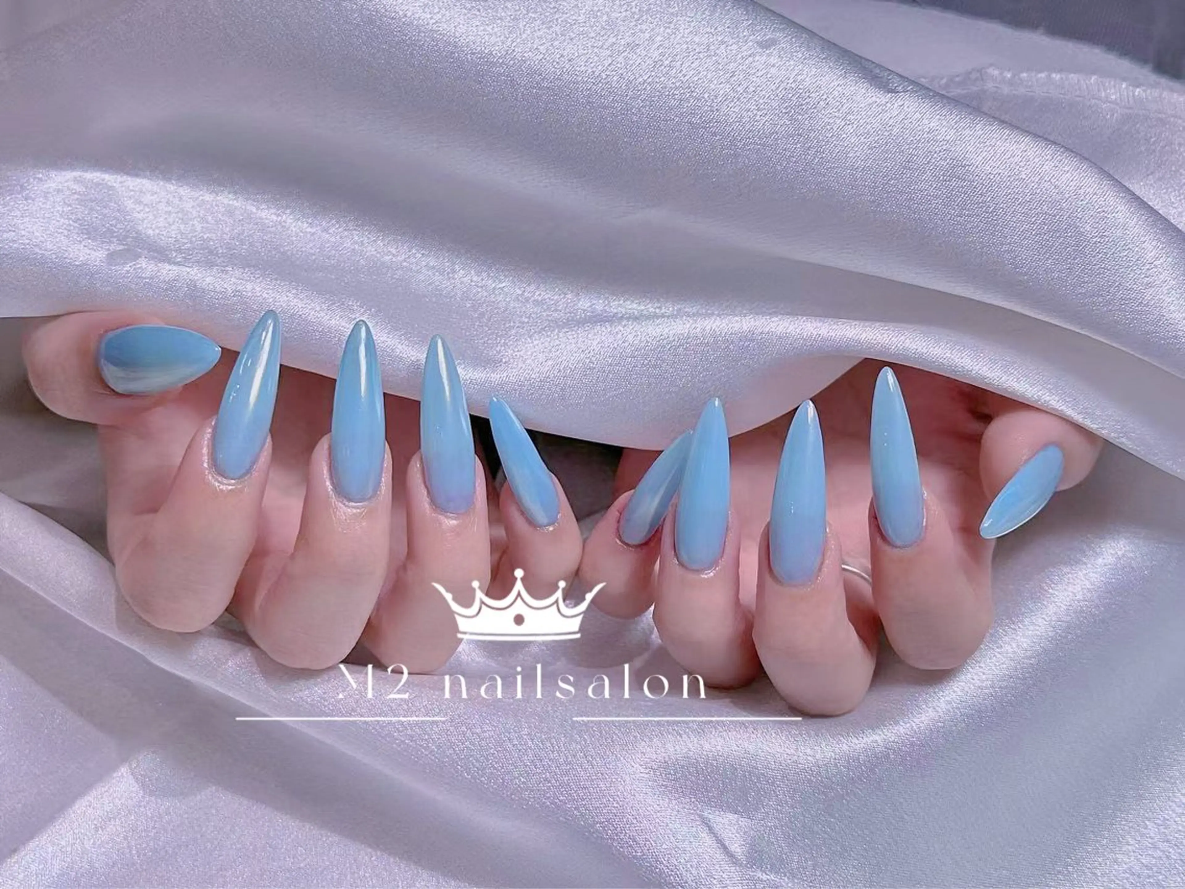 ネイル ハンドネイル ハンドケア 長さだし専門店 M2　rikaのネイルデザイン