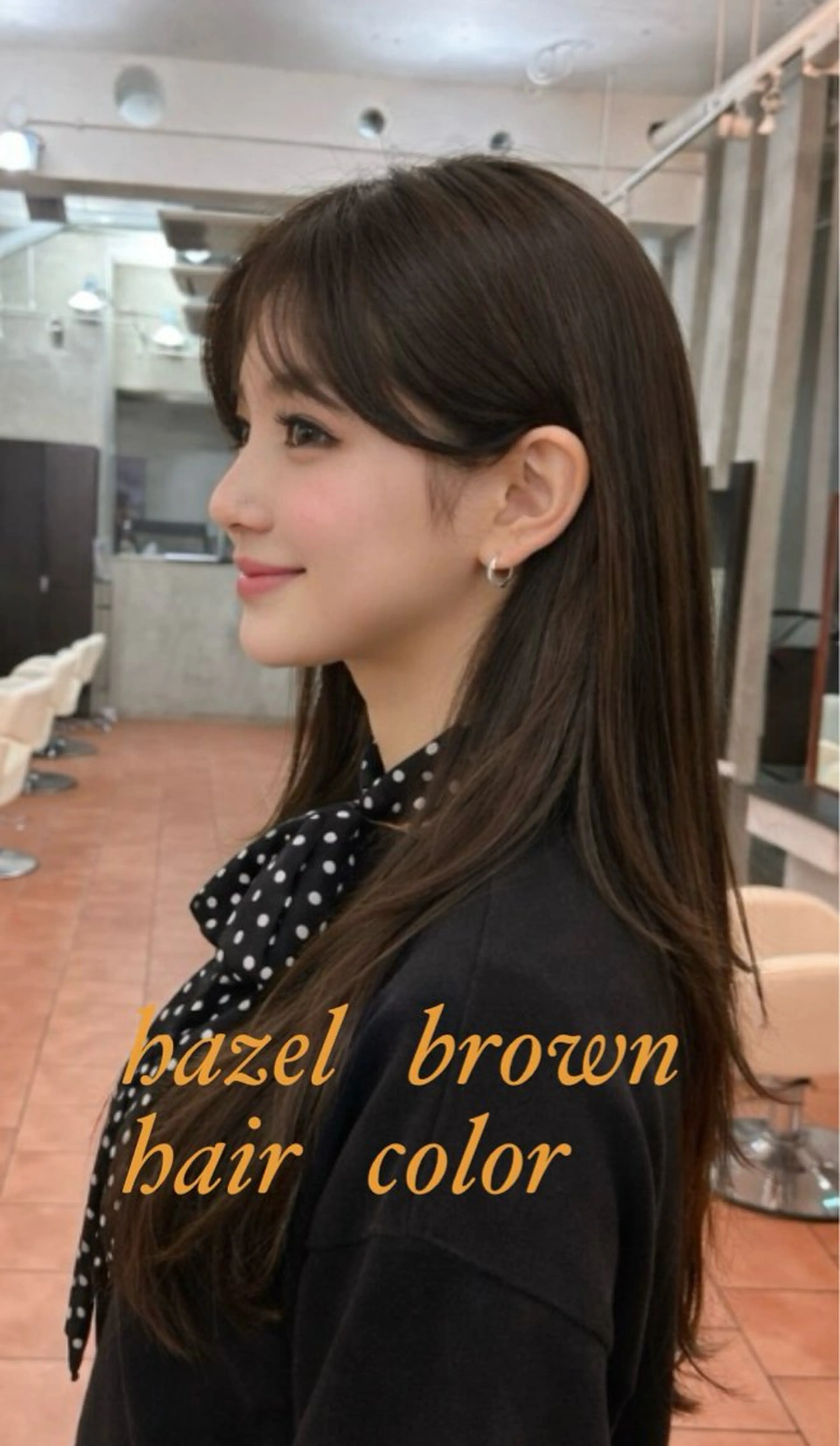 ロング カラー カット ヘアカラー トリートメント M.SLASH 辻 孝志のヘアスタイル