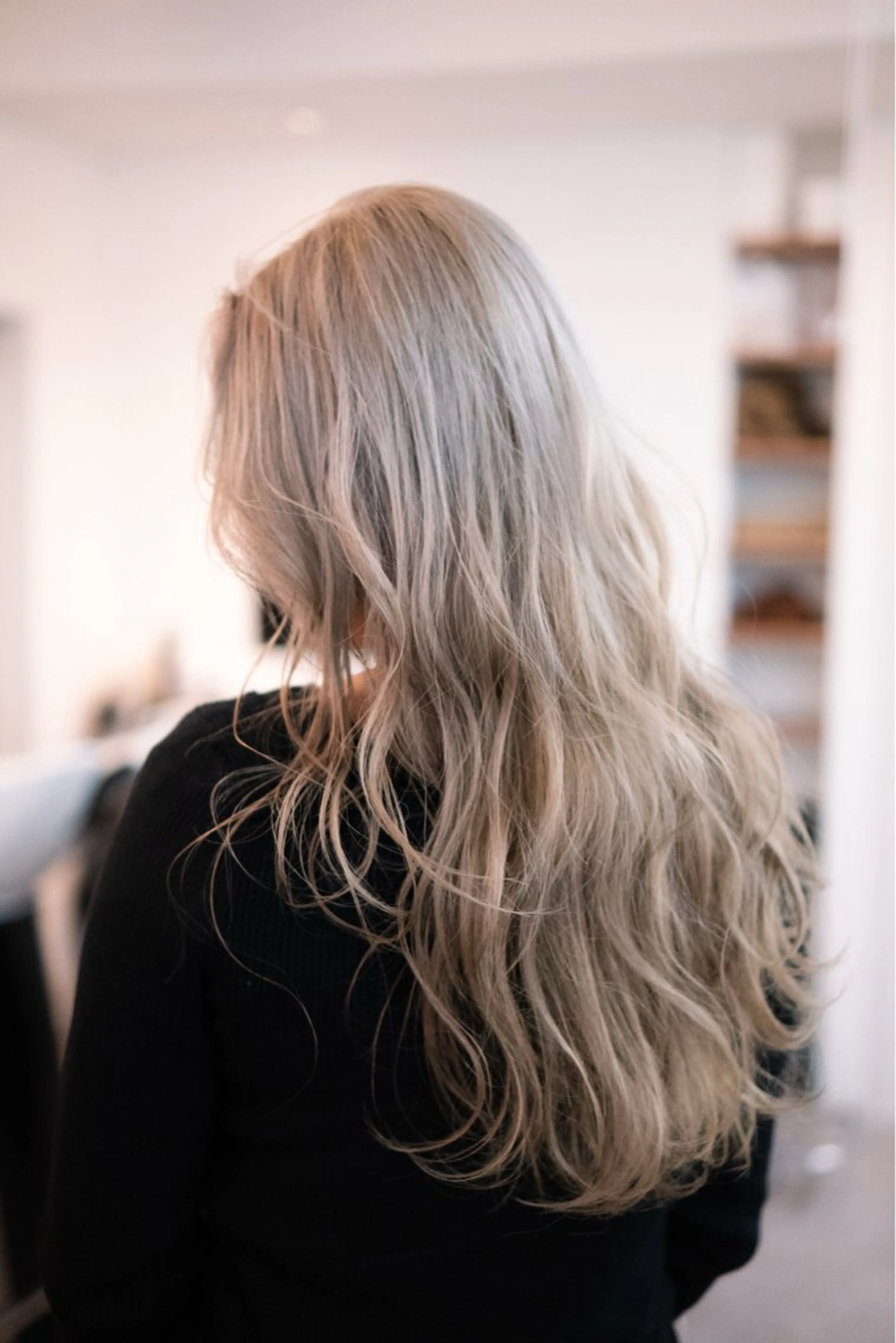 ロング ハッシュカット /レイヤー/大阪中津のヘアスタイル