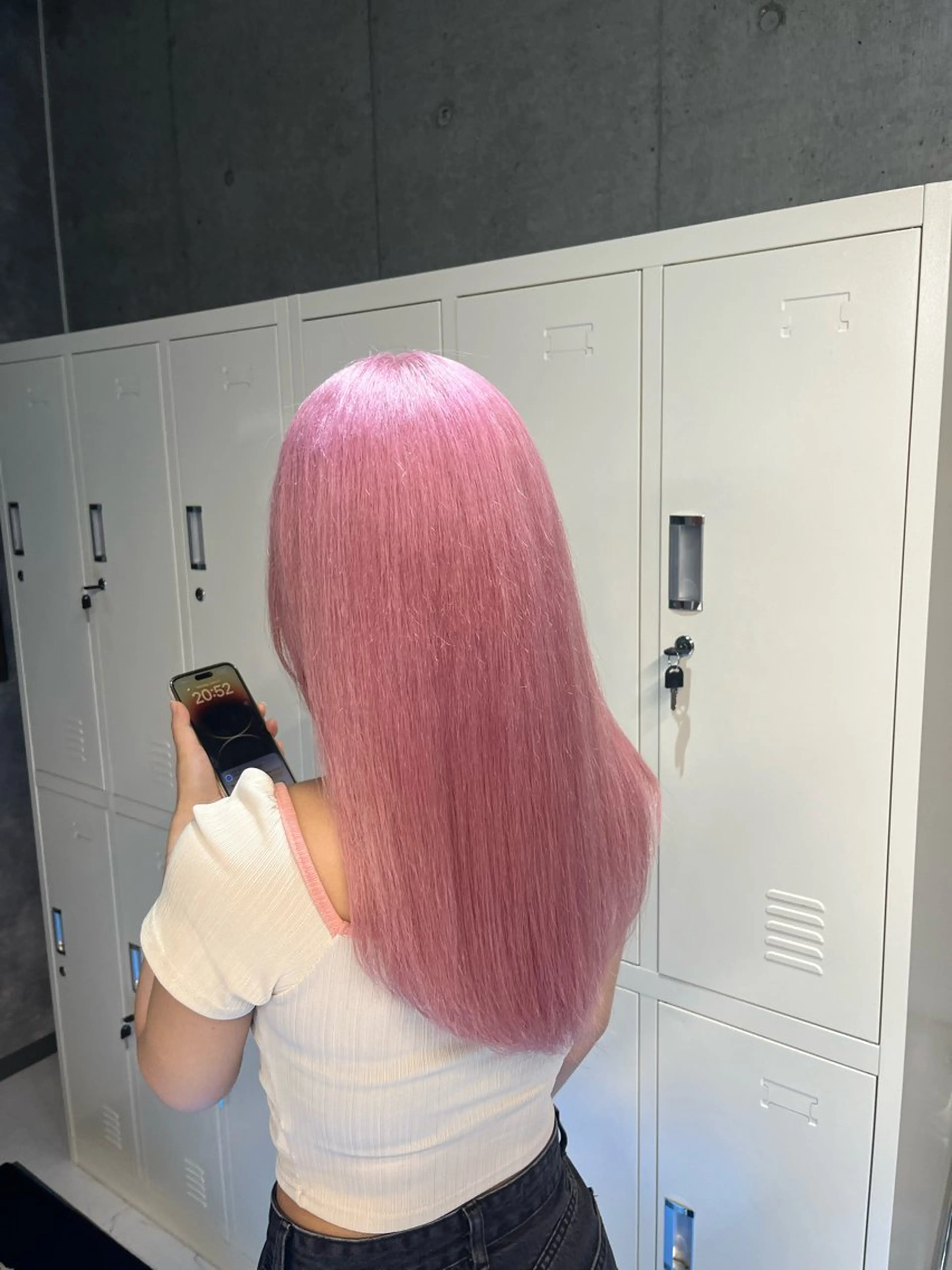 セミロング pink hair 🩷mayu🩷のヘアスタイル