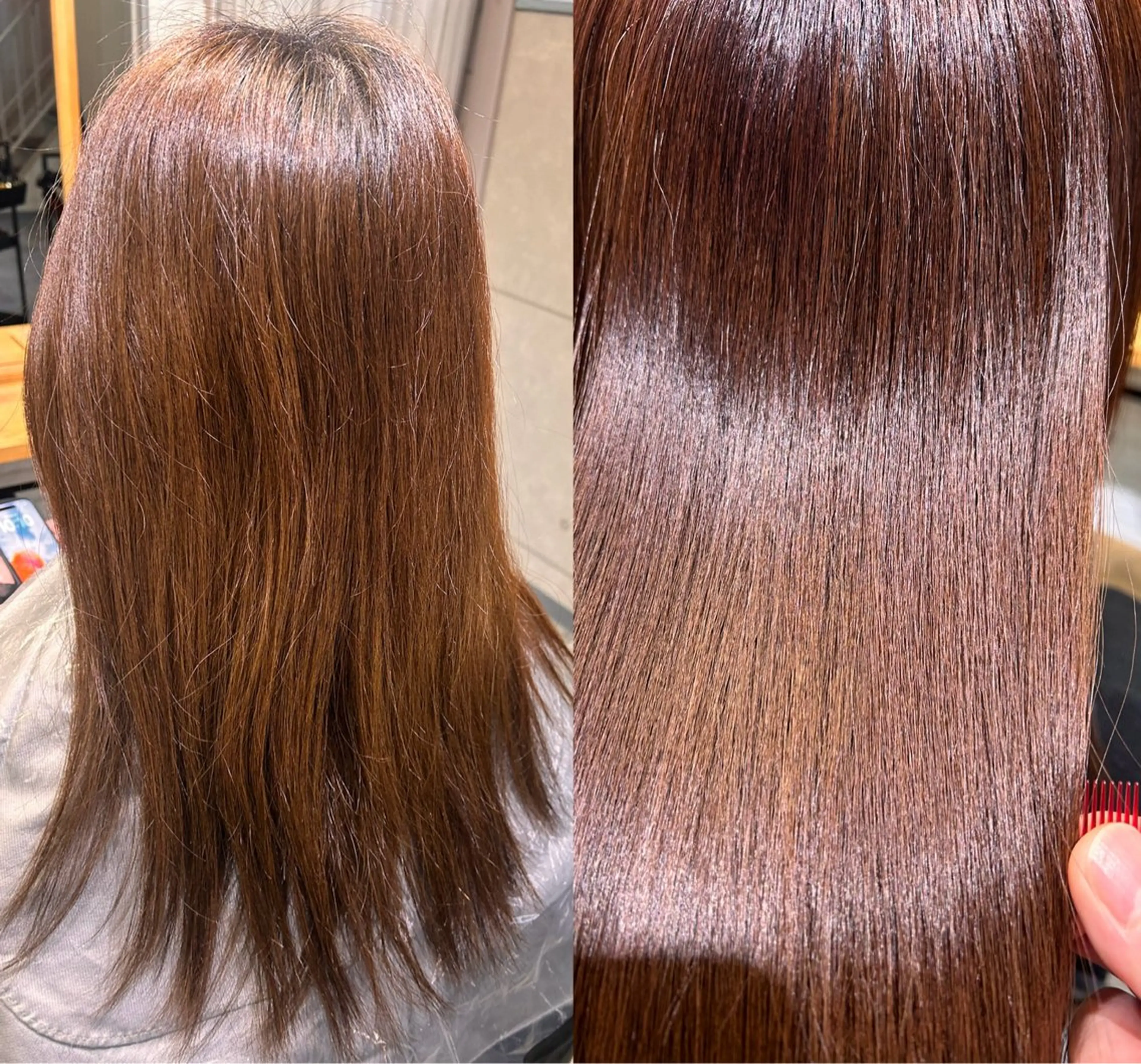 ロング カット 縮毛矯正 トリートメント ✨メテオ　髪質改善✨ シバタのヘアスタイル