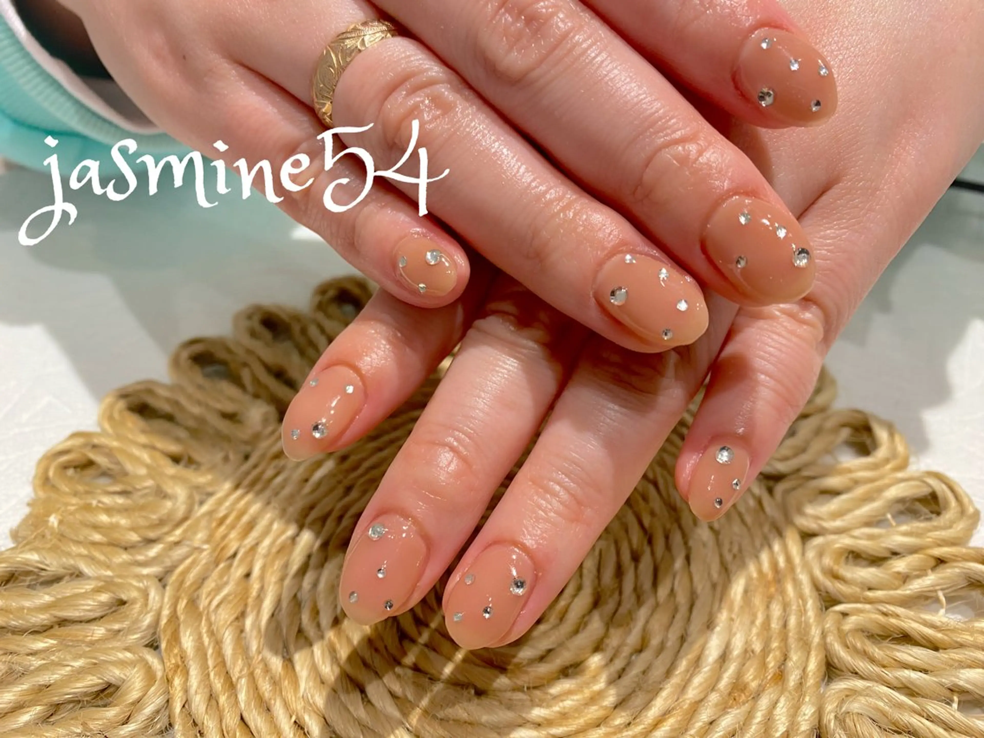 ネイル ワンカラーネイル jasmine54 mihoのネイルデザイン