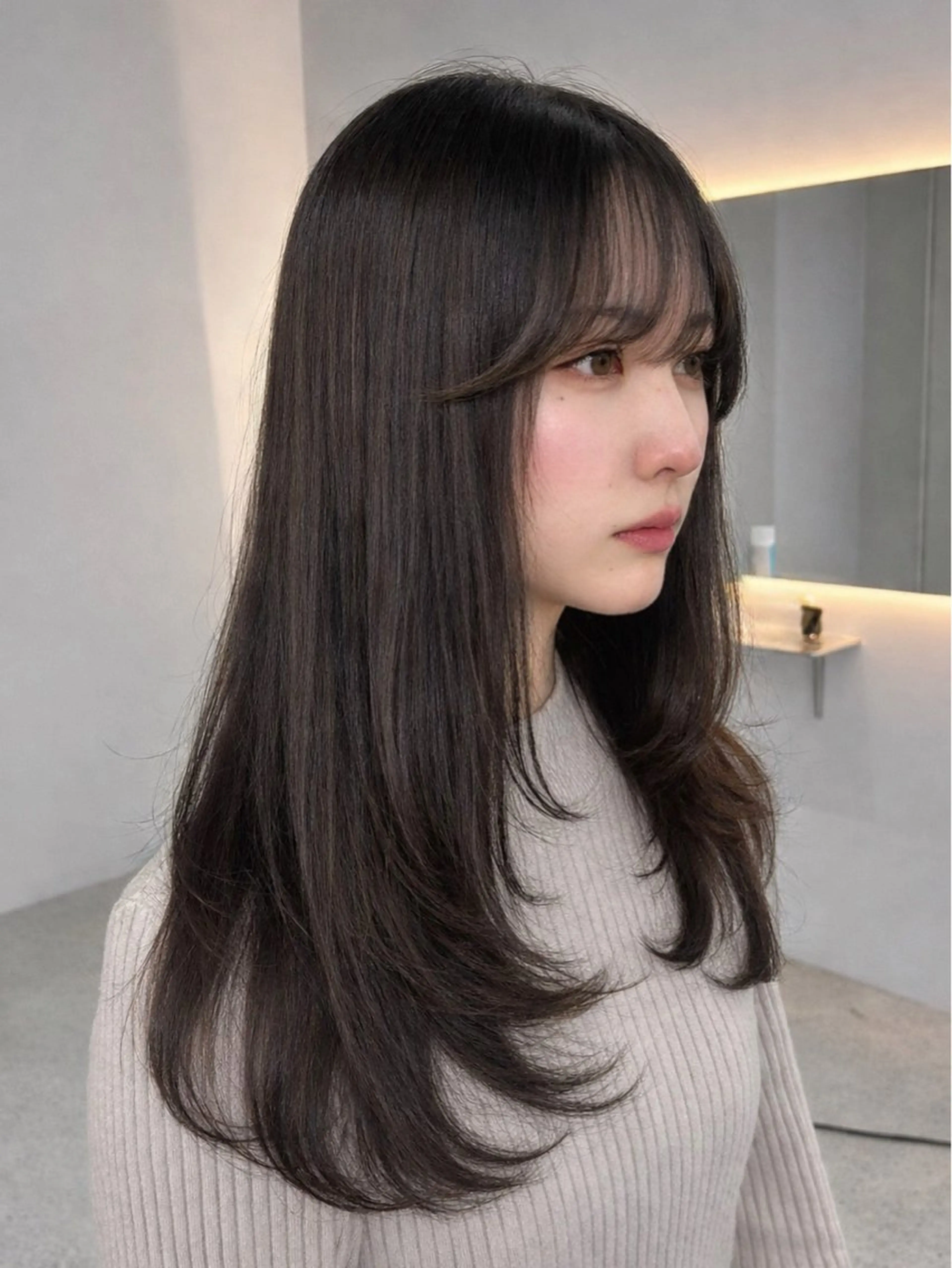 ロング レイヤーカット SOYON Miyu🎀‎🤍のヘアスタイル