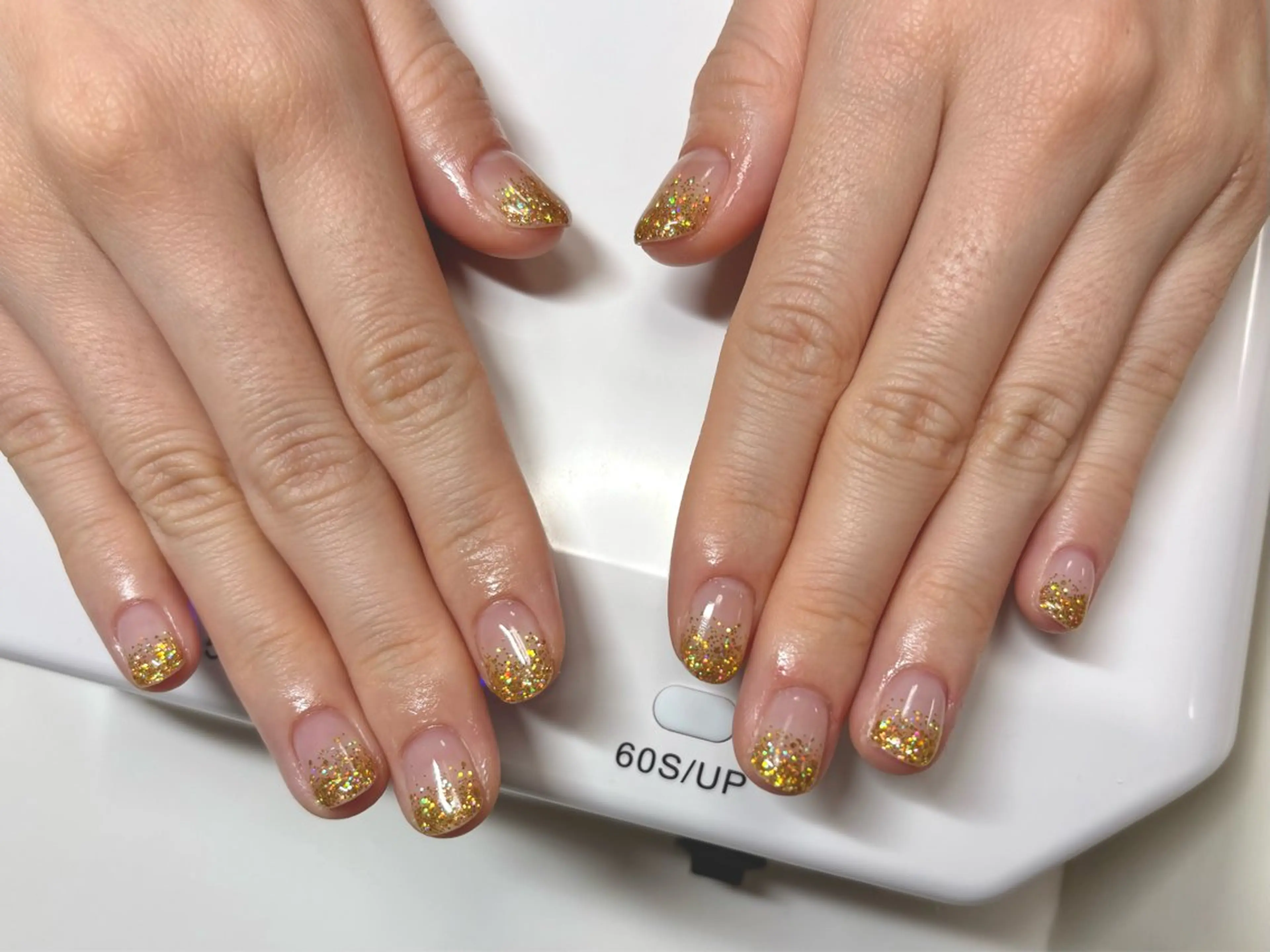 ネイル グラデーション ラメ(グリッター) ラメグラデーション chicchi miyuのネイルデザイン