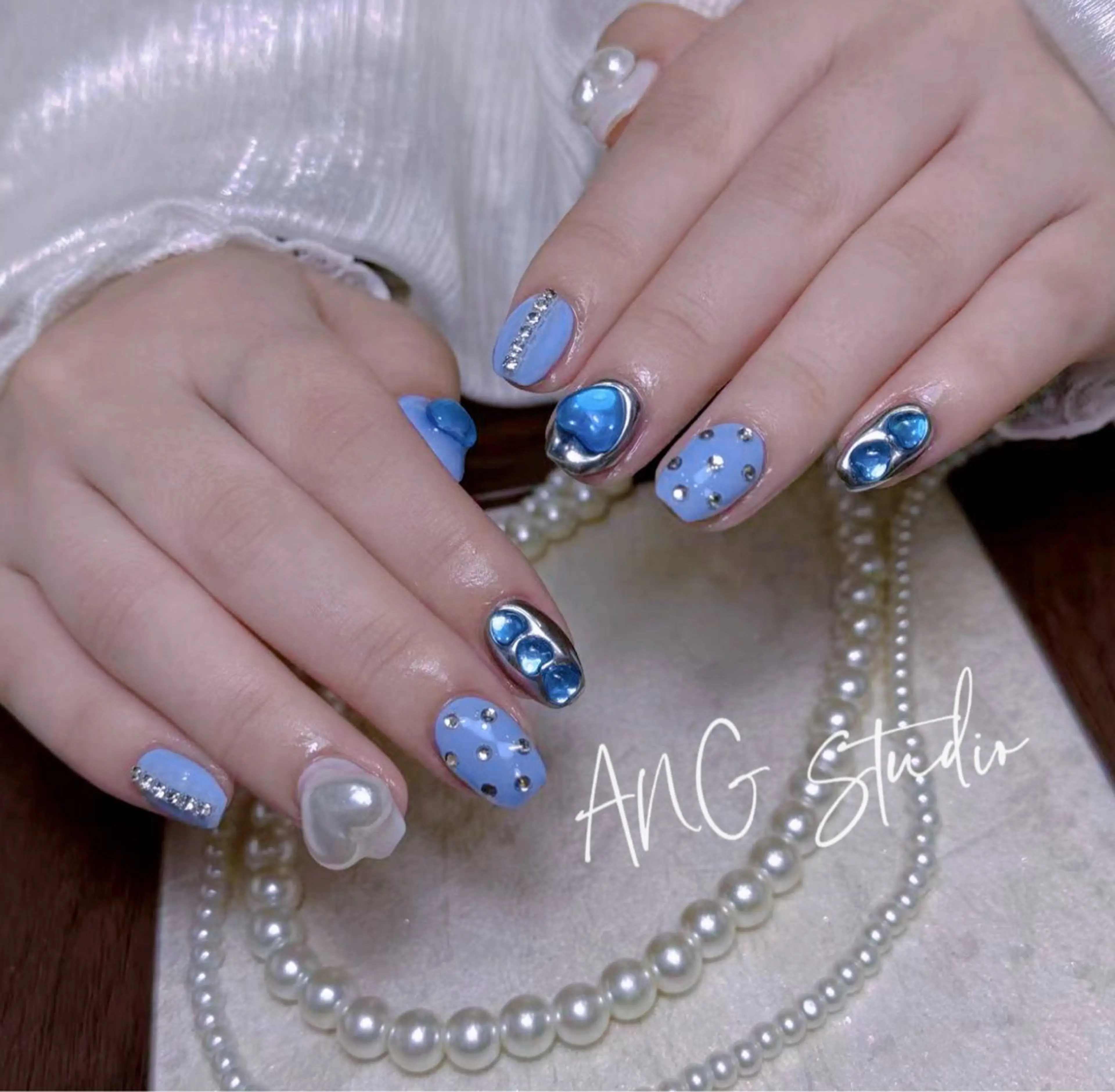 ネイル ハンドネイル ハンドケア ANG Studioのネイルデザイン