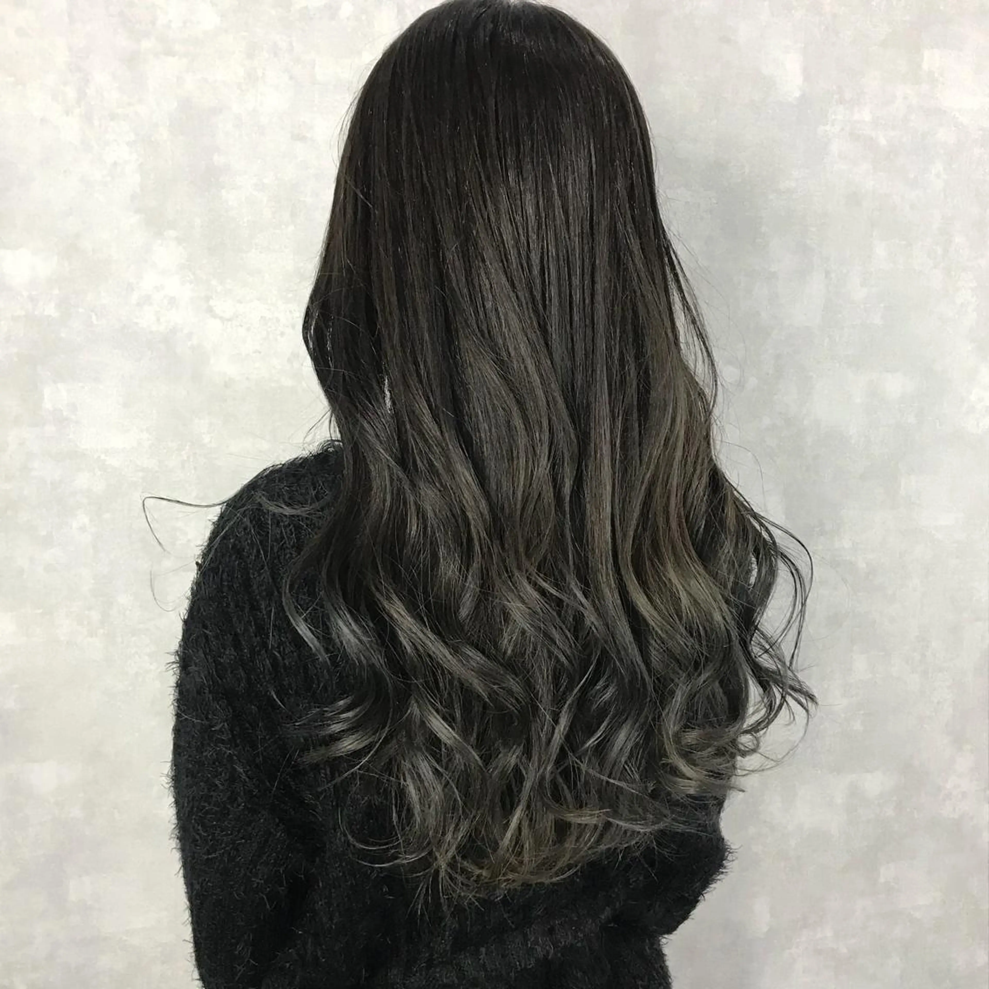 ロング ヘアカラー トリートメント No1韓国風レイヤー &カチモリ✨ /サキのヘアスタイル