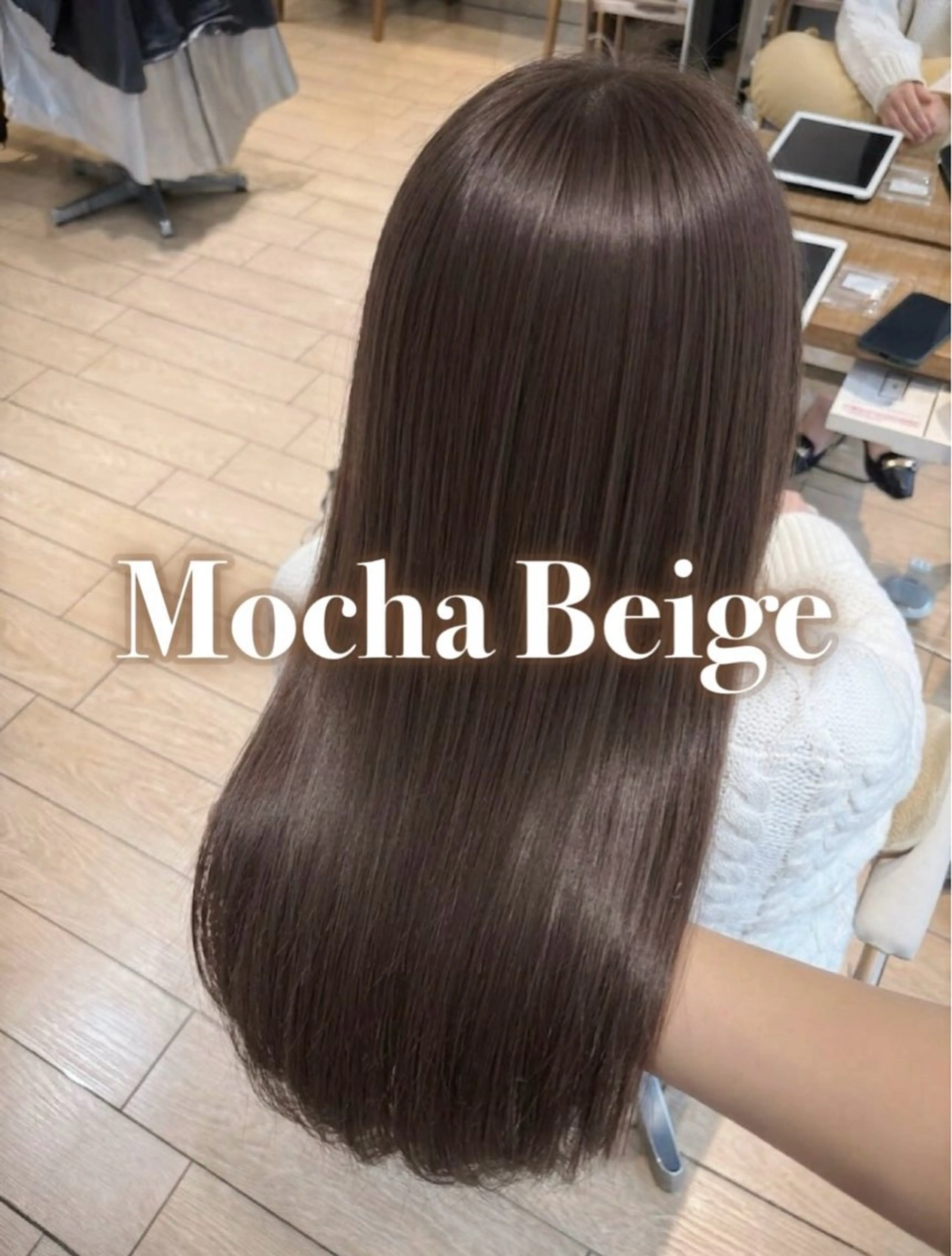 セミロング カラー ベージュカラー ブリーチ ヘアカラー トリートメント 表参道/アレンジ💐 /艶カラー/kahoのヘアスタイル