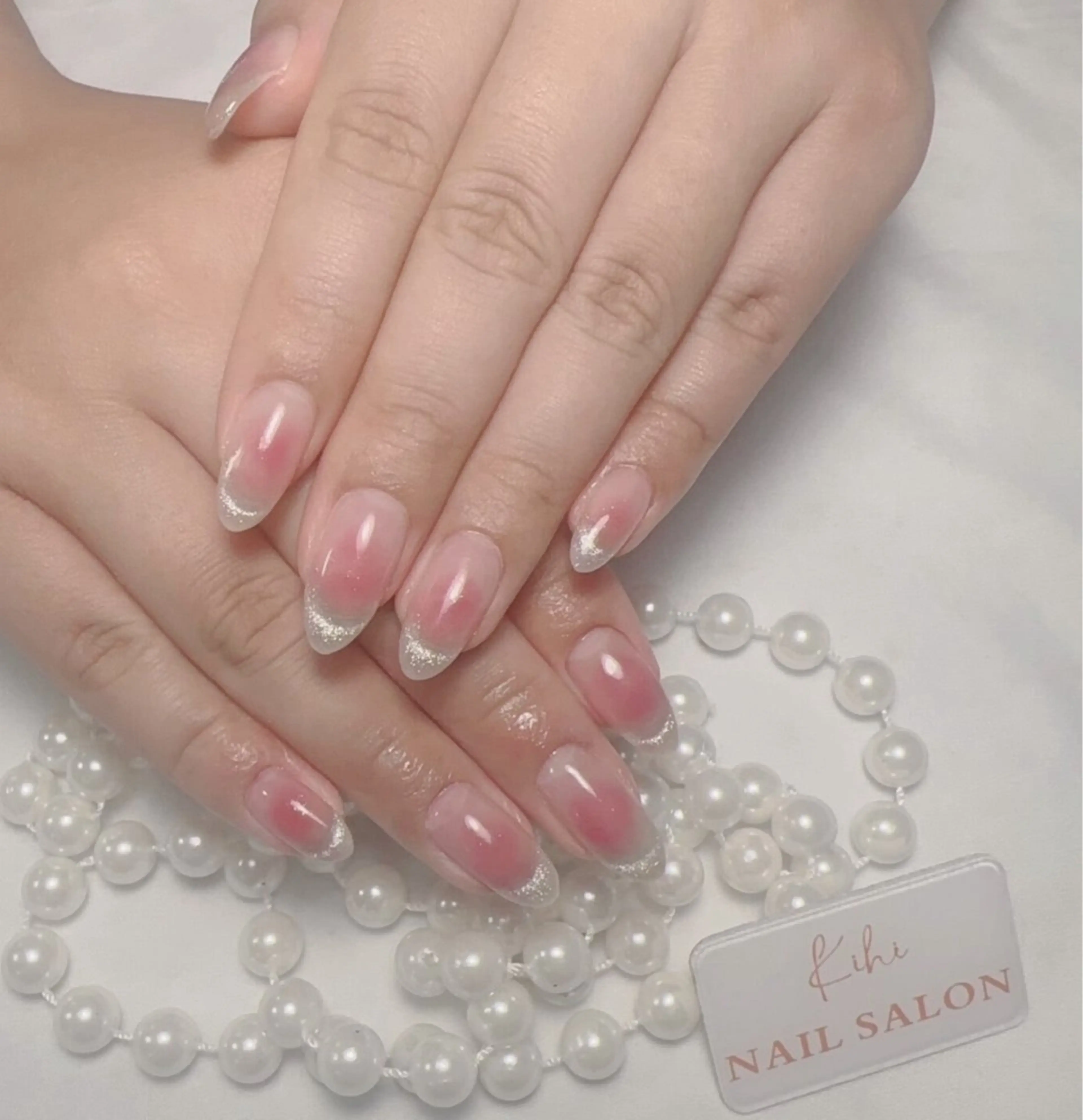 ネイル チークネイル 福島 みきのネイルデザイン