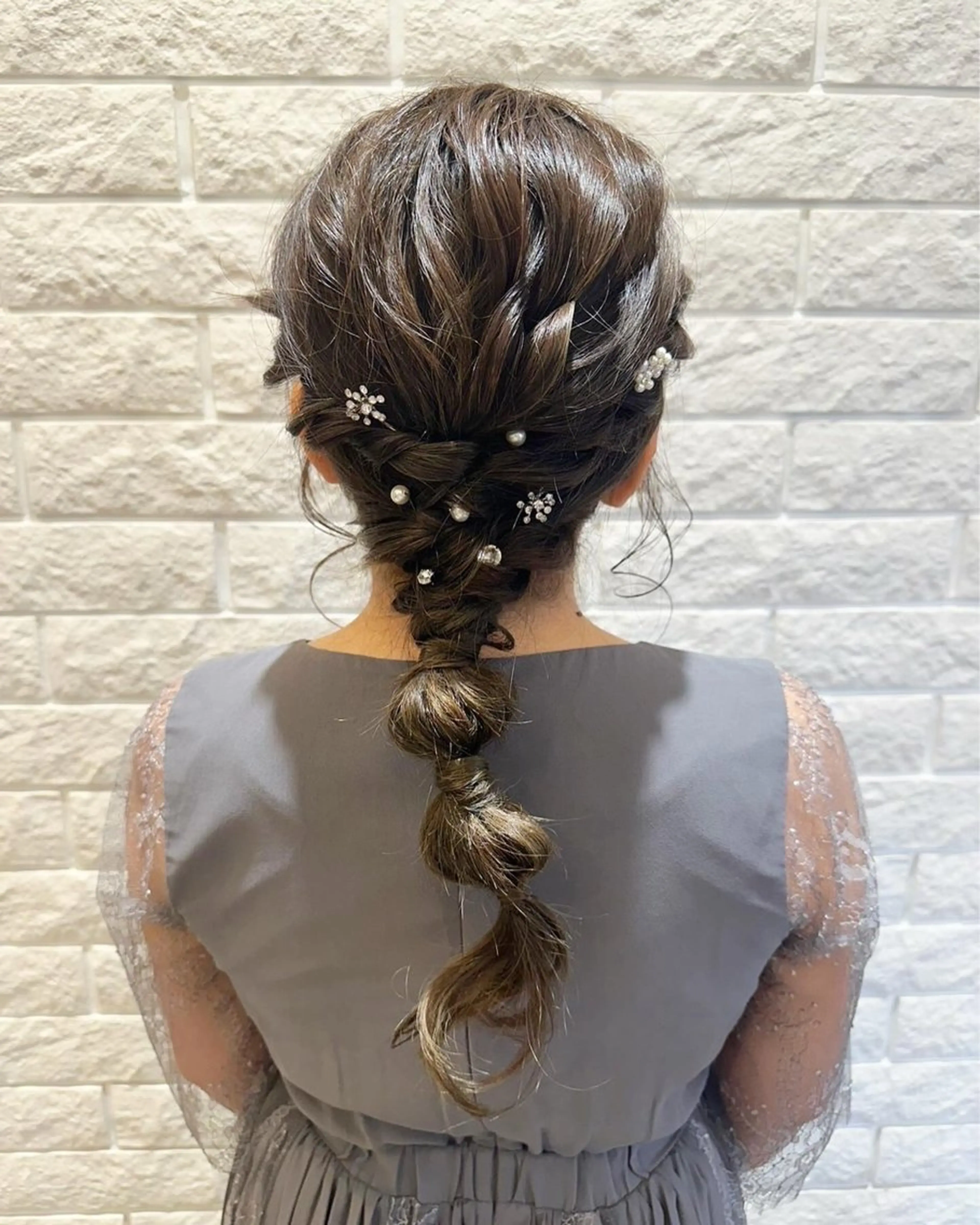 ロング ヘアセット 艶感🫧透明感カラー YUKARIのヘアスタイル