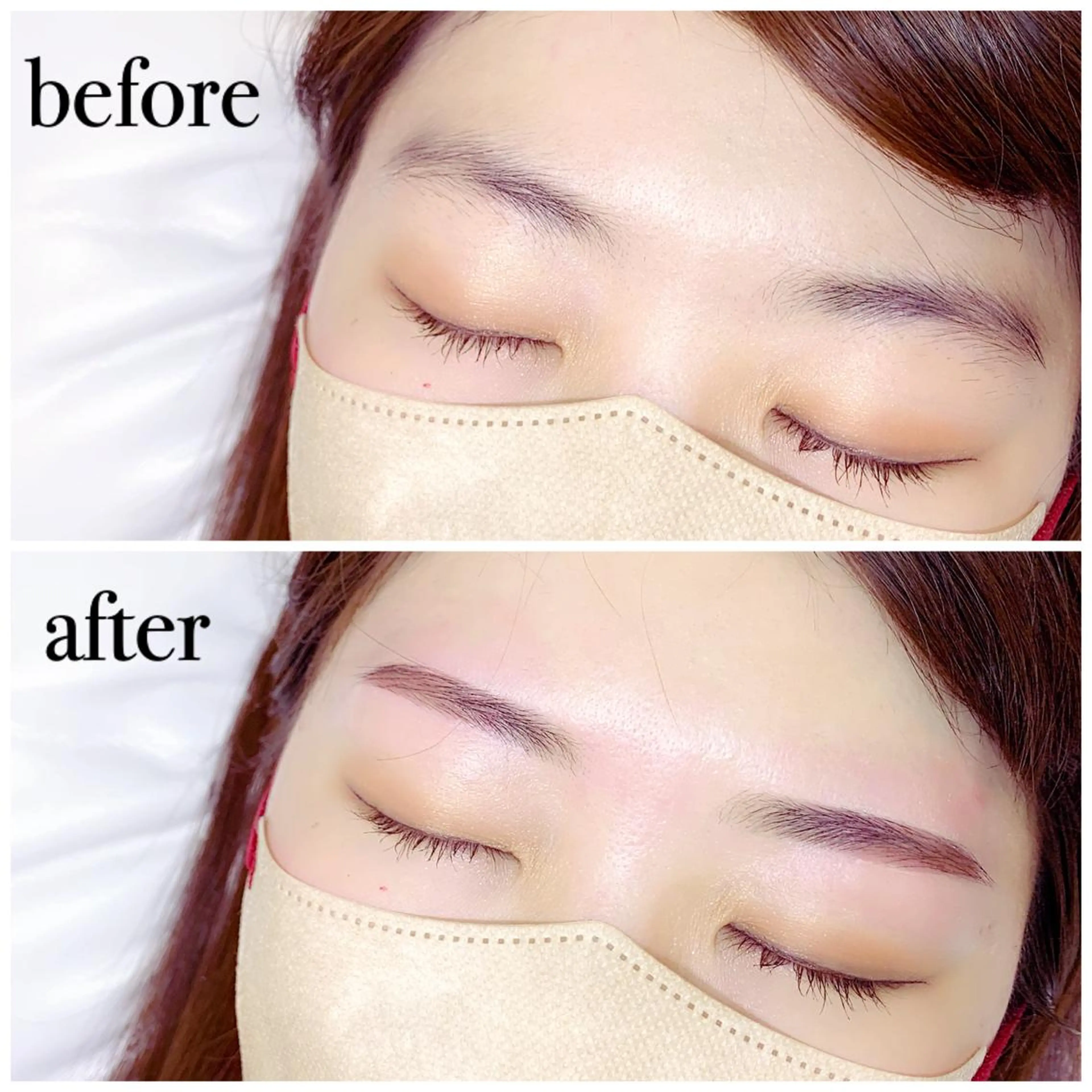 アイブロウ 眉毛ワックス脱毛 L’iri me ABEのマツエク・マツパデザイン