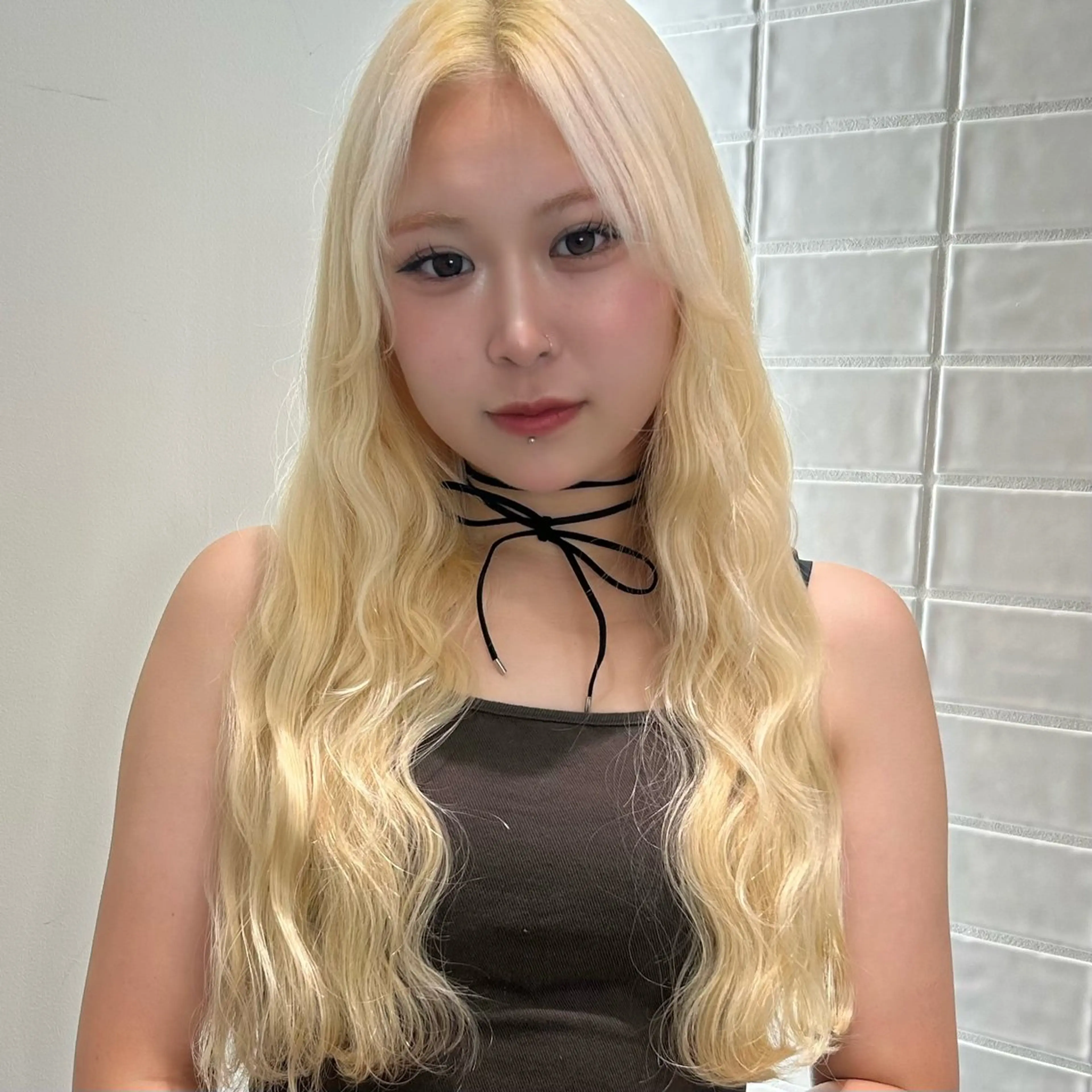 ロング 🖤ブリーチカラー/ rino🖤のヘアスタイル