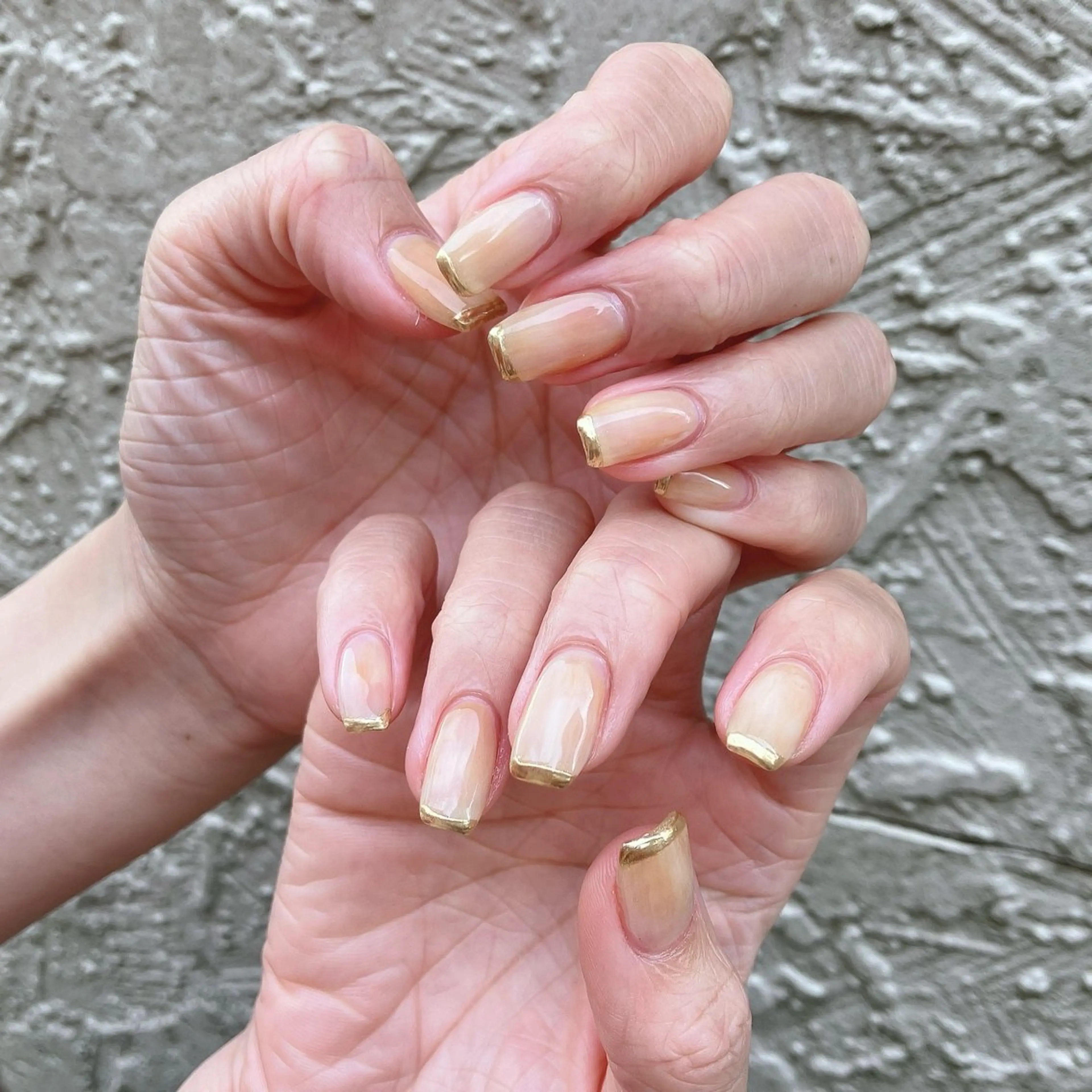 ネイル フレンチネイル ミラーネイル ニュアンスネイル ハンドネイル nails 🎀meのネイルデザイン