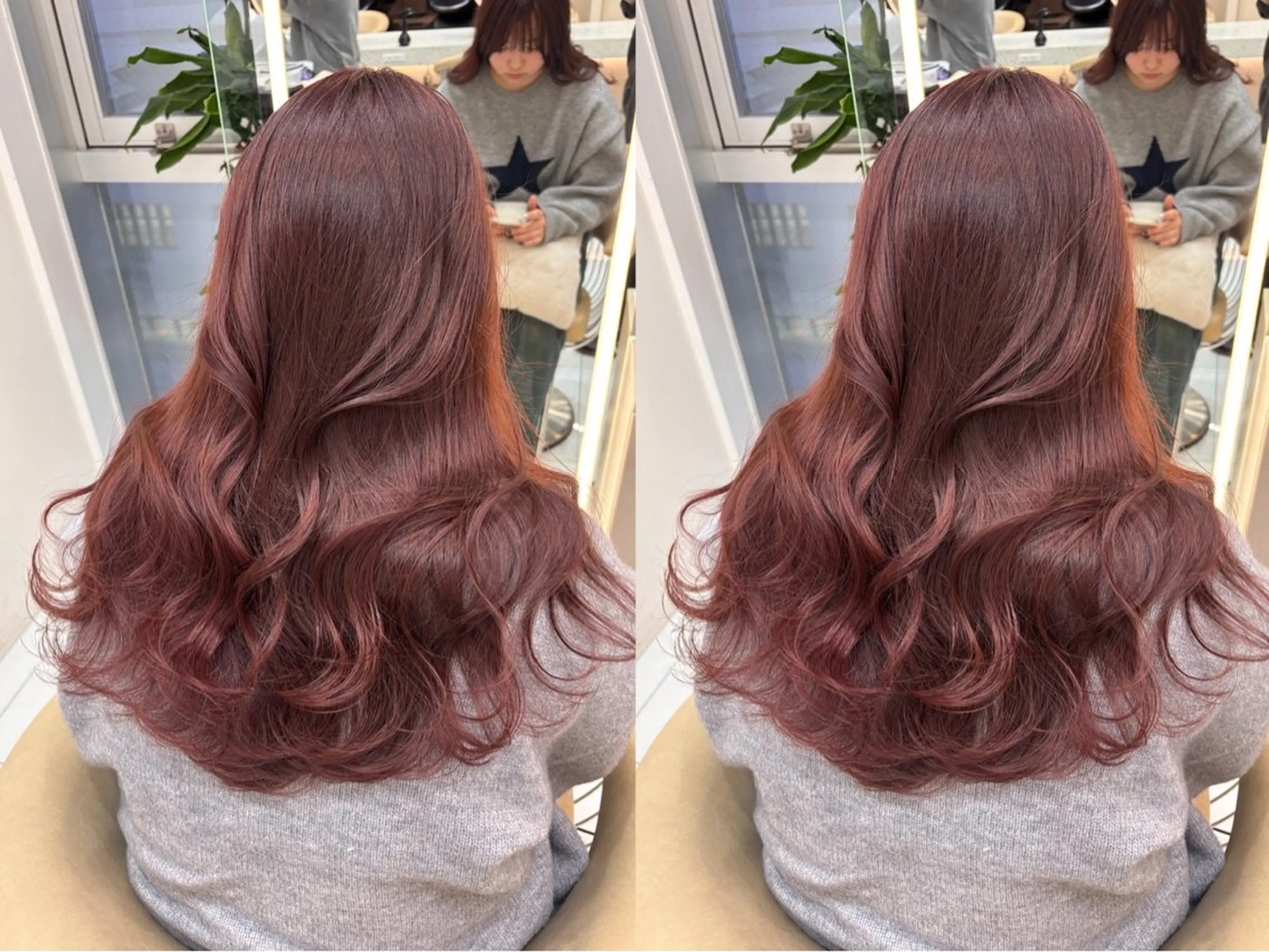 ロング ヘアカラー トリートメント カラーモデル募集三浦 愛哉のヘアスタイル