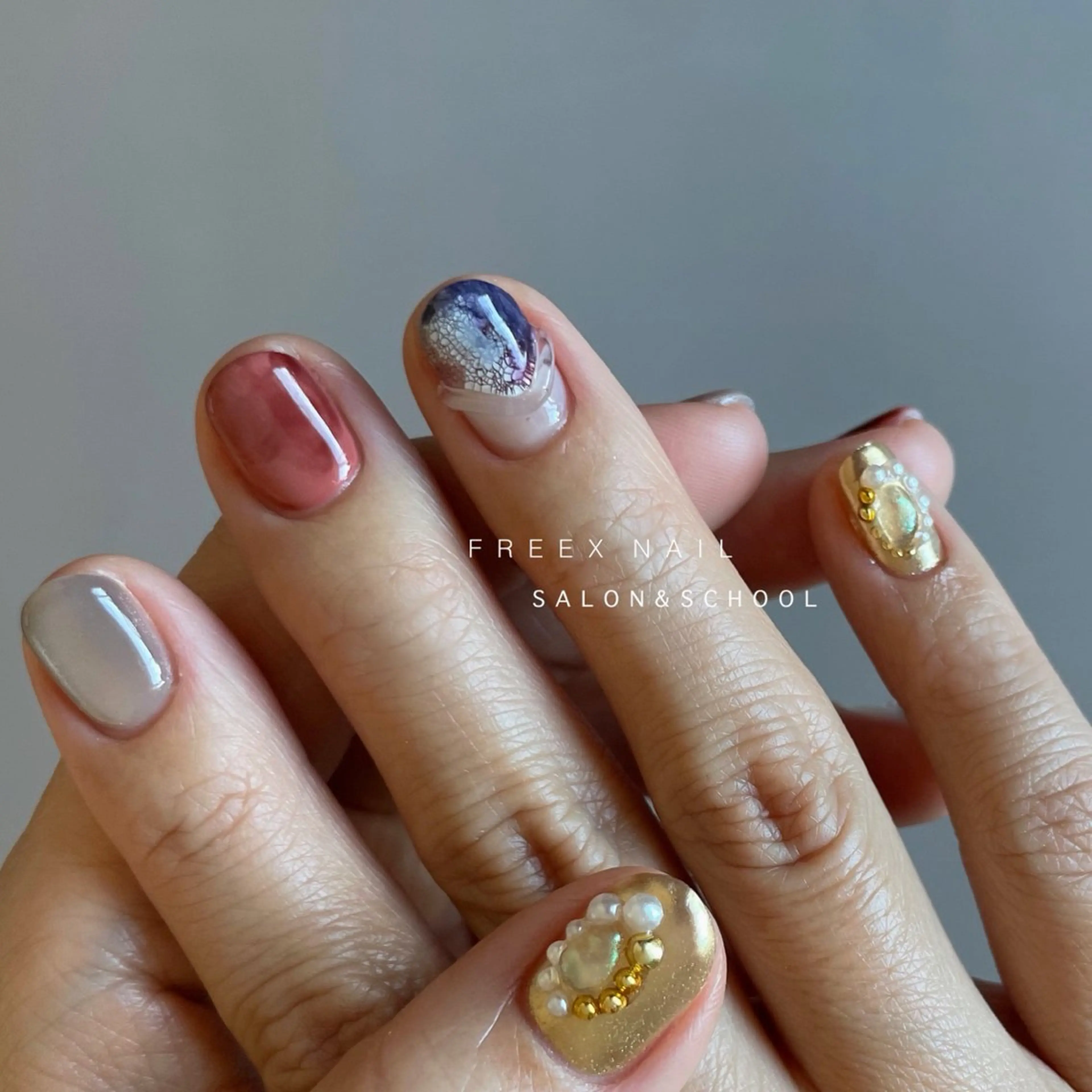 ネイル ニュアンスネイル ハンドネイル ハンドケア freex nail /ニュアンス/個性派のネイルデザイン