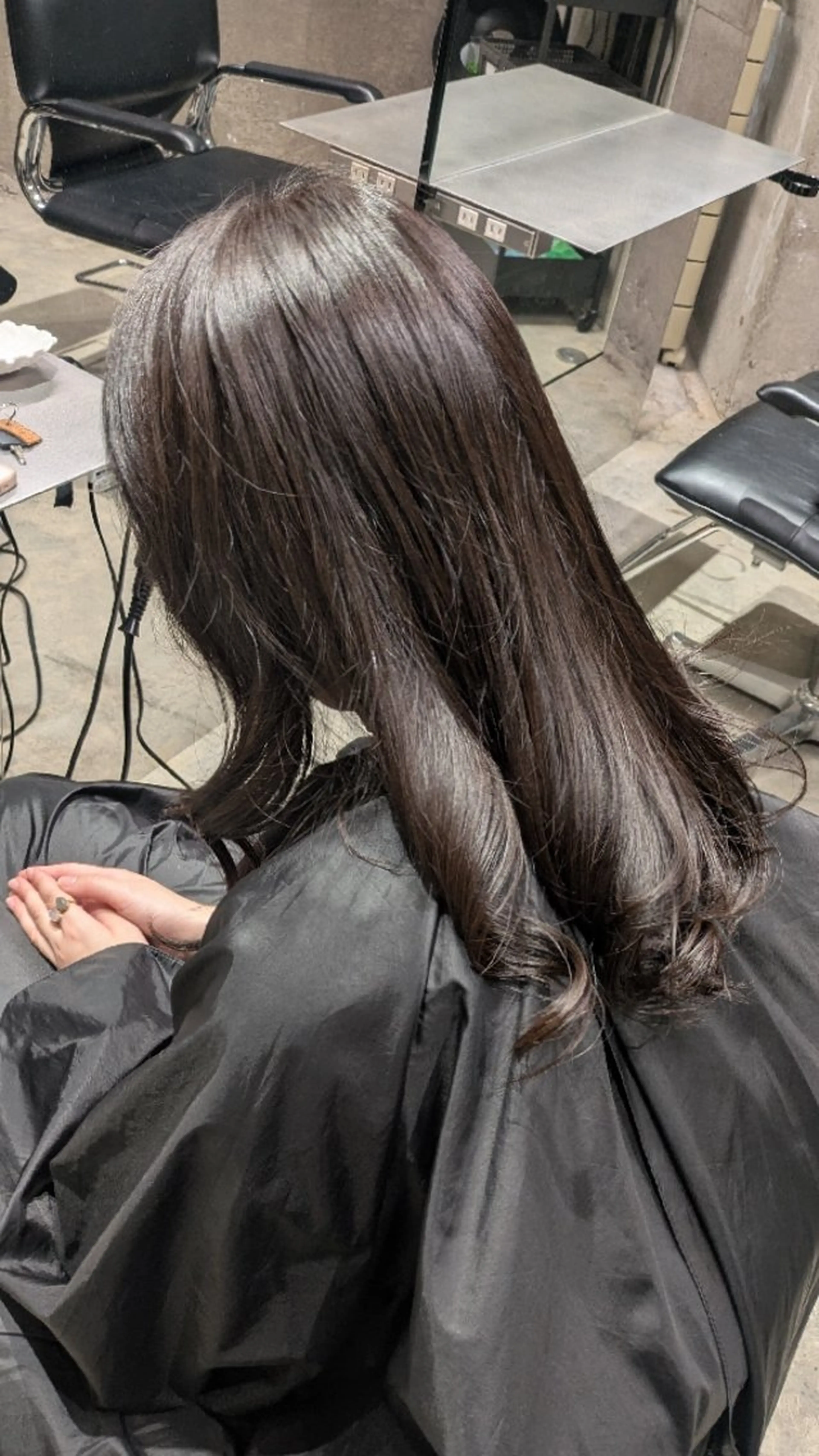 カラー 縮毛矯正💕艶カラー 金川萌萌のヘアスタイル