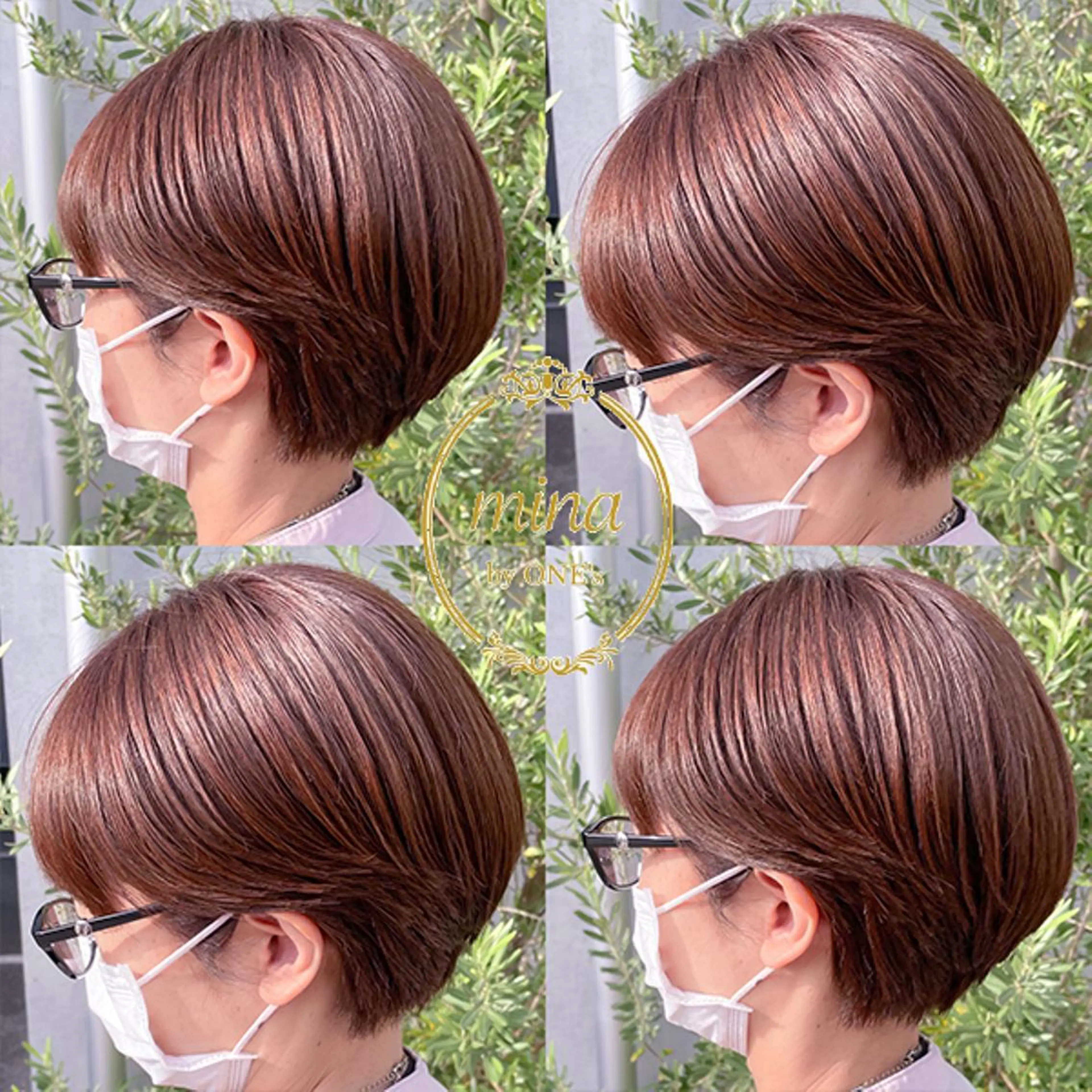 ショート ヘアカラー トリートメント 柔らかカラー/ レイヤーYUTO🧋のヘアスタイル