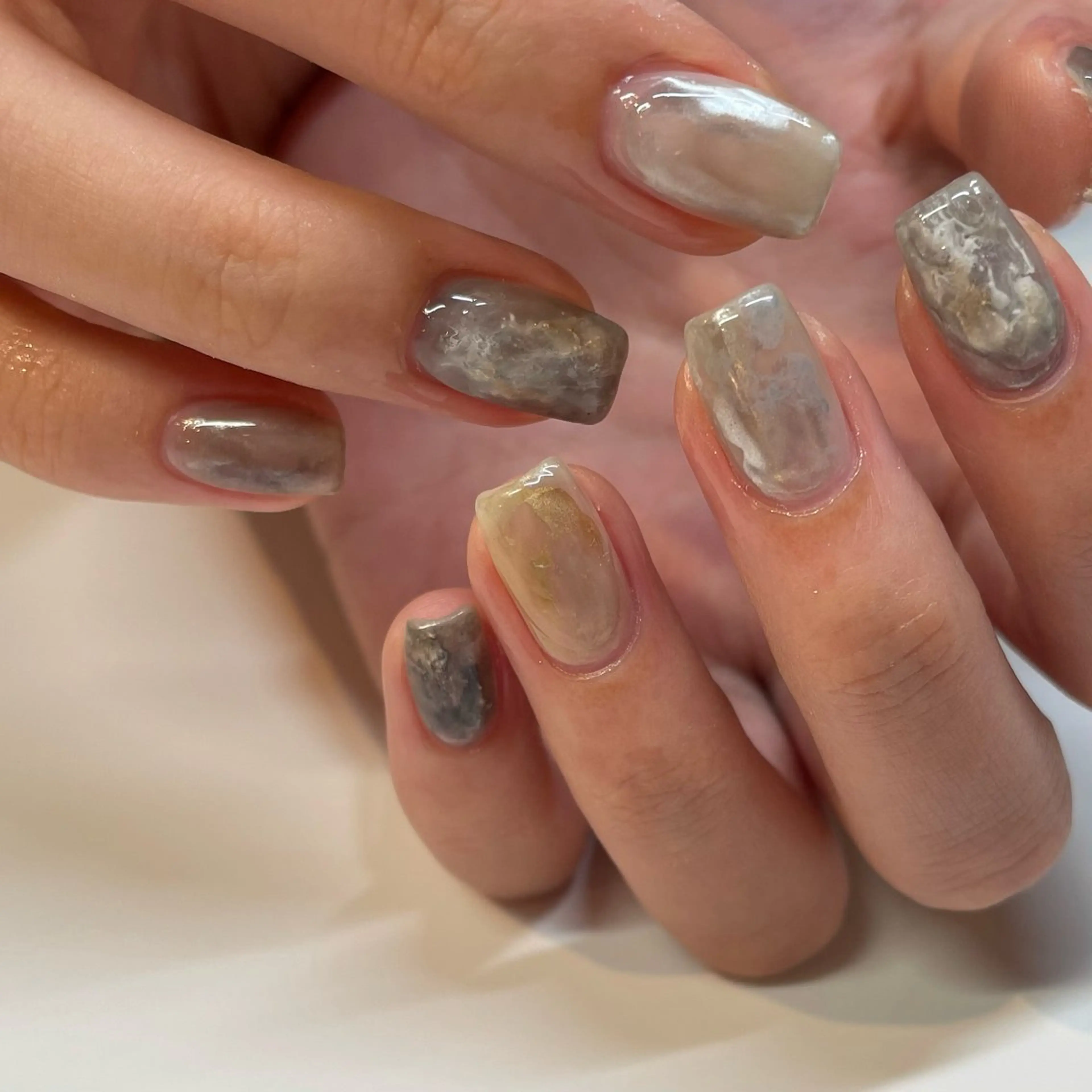 ネイル ニュアンスネイル Manon Yuiのネイルデザイン