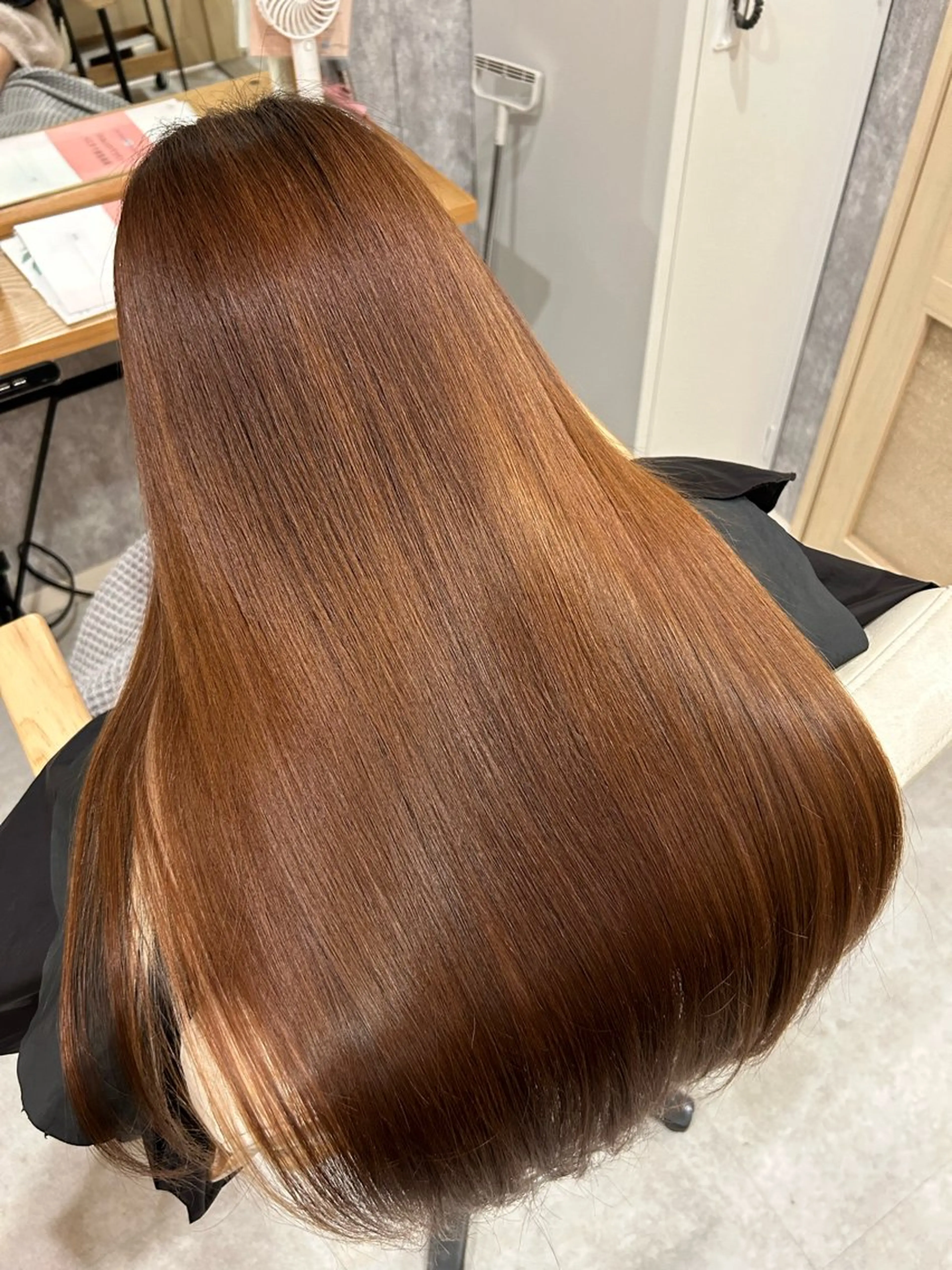 ロング トリートメント 似合わせ 顔周りYUUGAのヘアスタイル