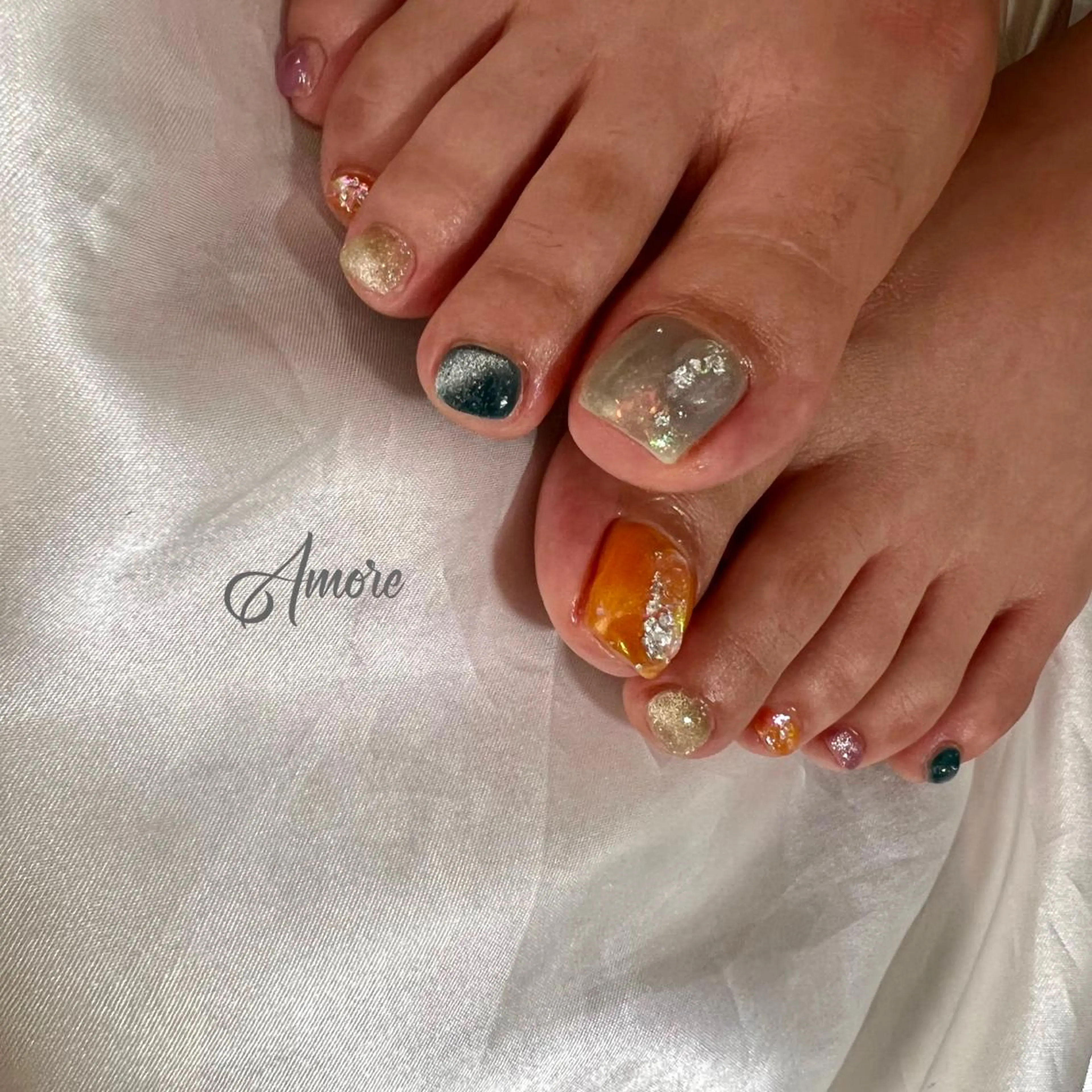 ネイル ジェルネイル 氷ネイル・うるうるネイル マグネットネイル ミラーネイル ニュアンスネイル You kyehwaのネイルデザイン