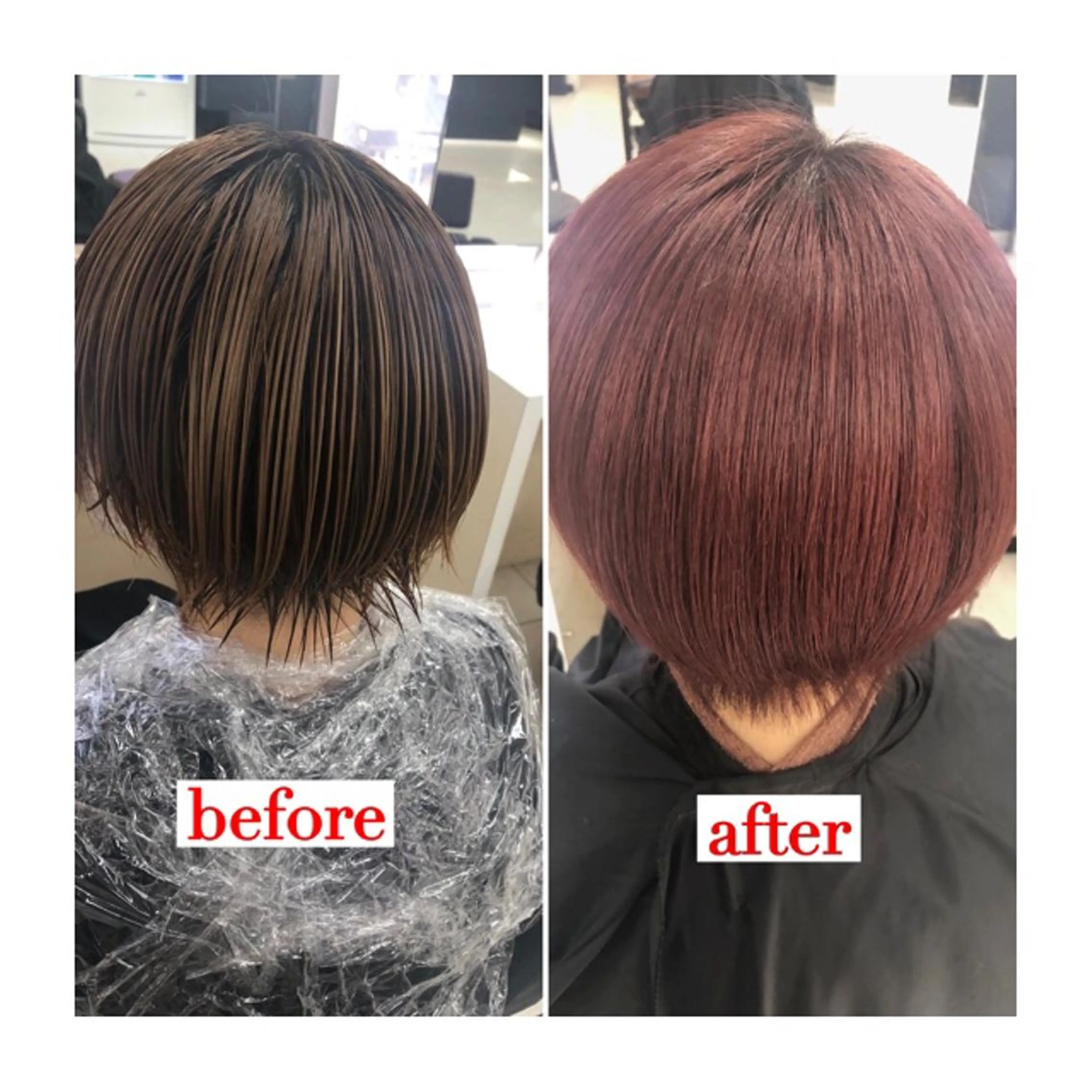 ショート カラー 有人/バレイヤージュ /シャドールーツのヘアスタイル