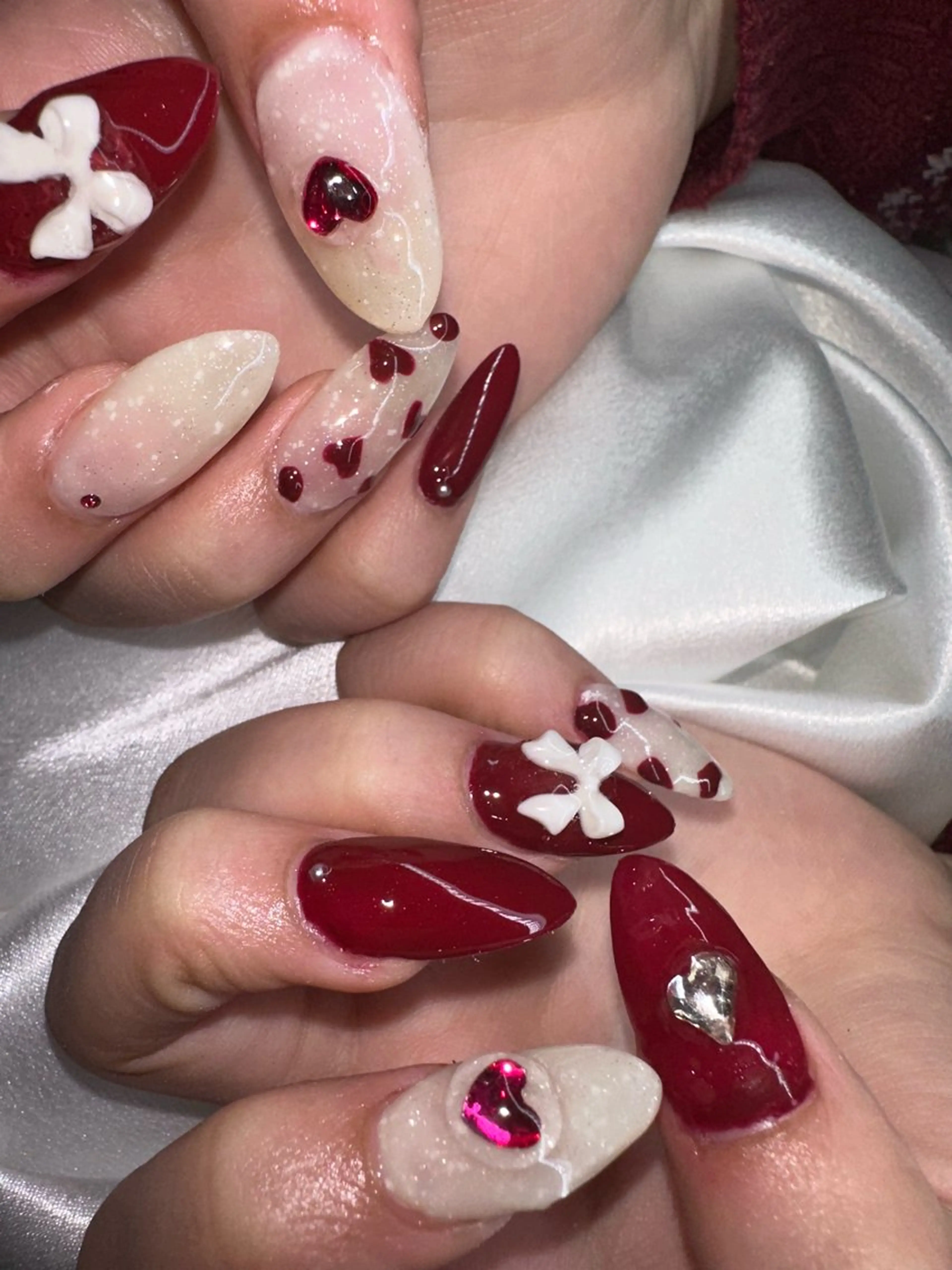 ミディアム ハンドネイル YOKOSUKA🧸 NAIL🌿🫧💛のネイルデザイン