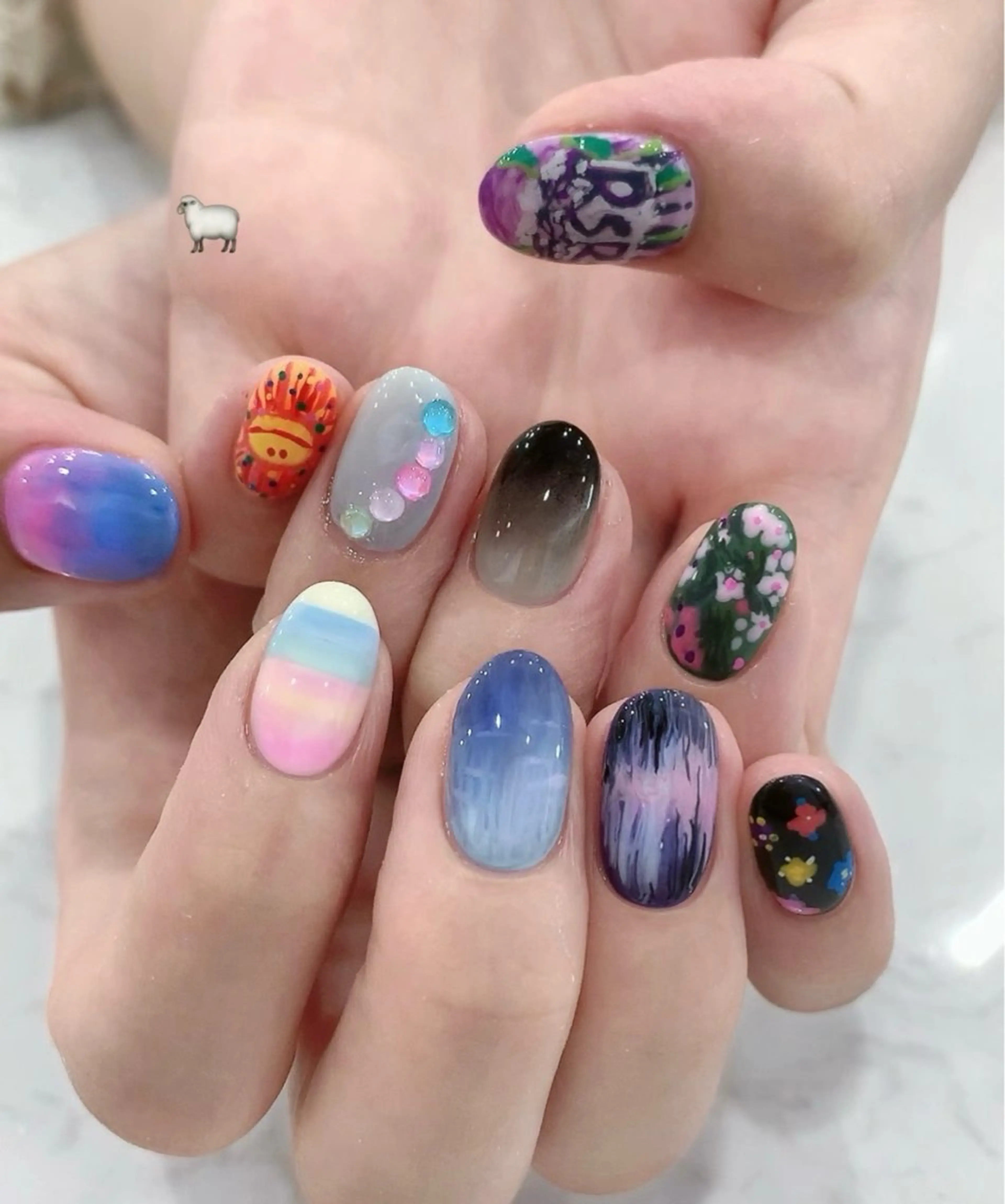 ネイル ハンドネイル Sachi Nail上野のネイルデザイン