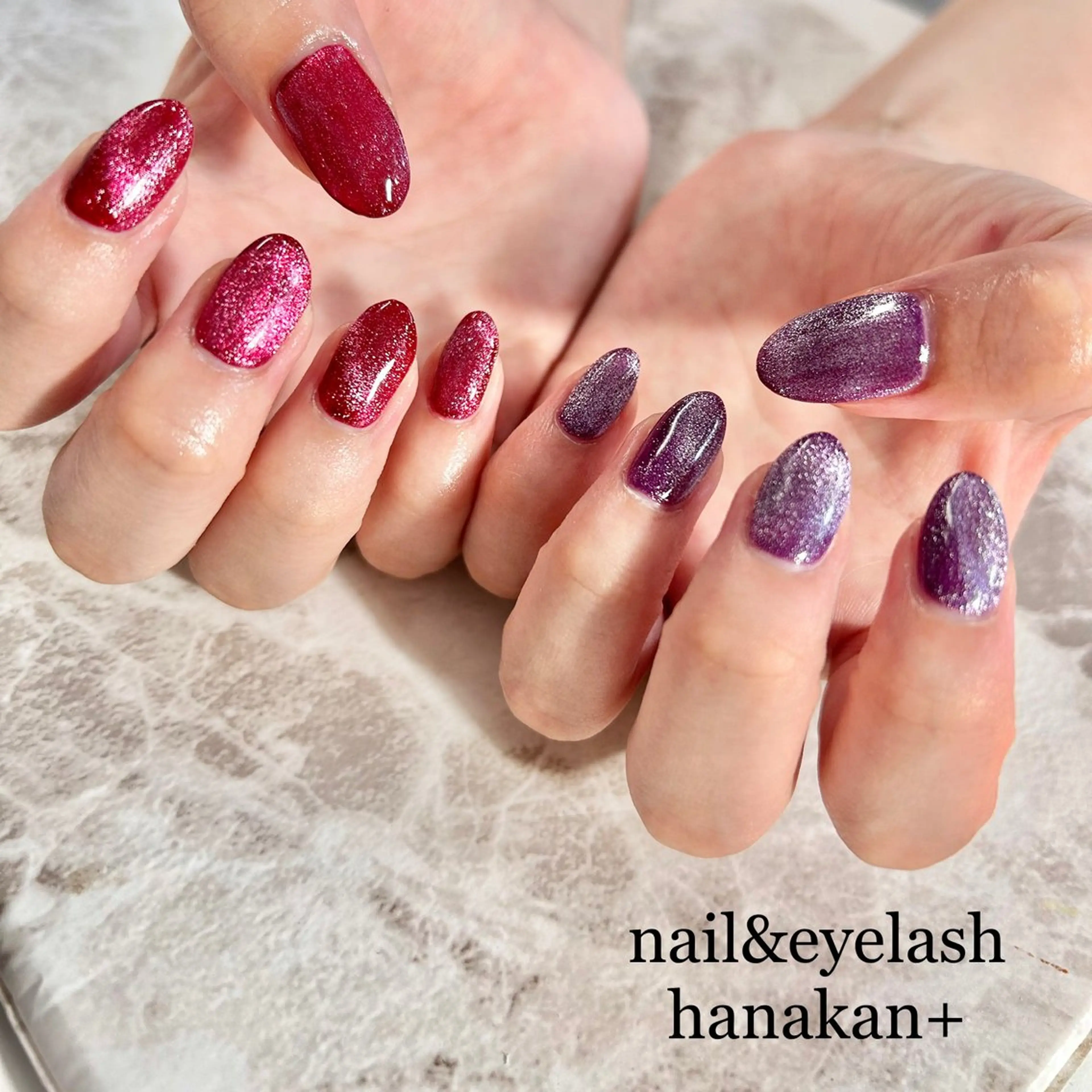 【オフケア込み】マグネットネイルの写真