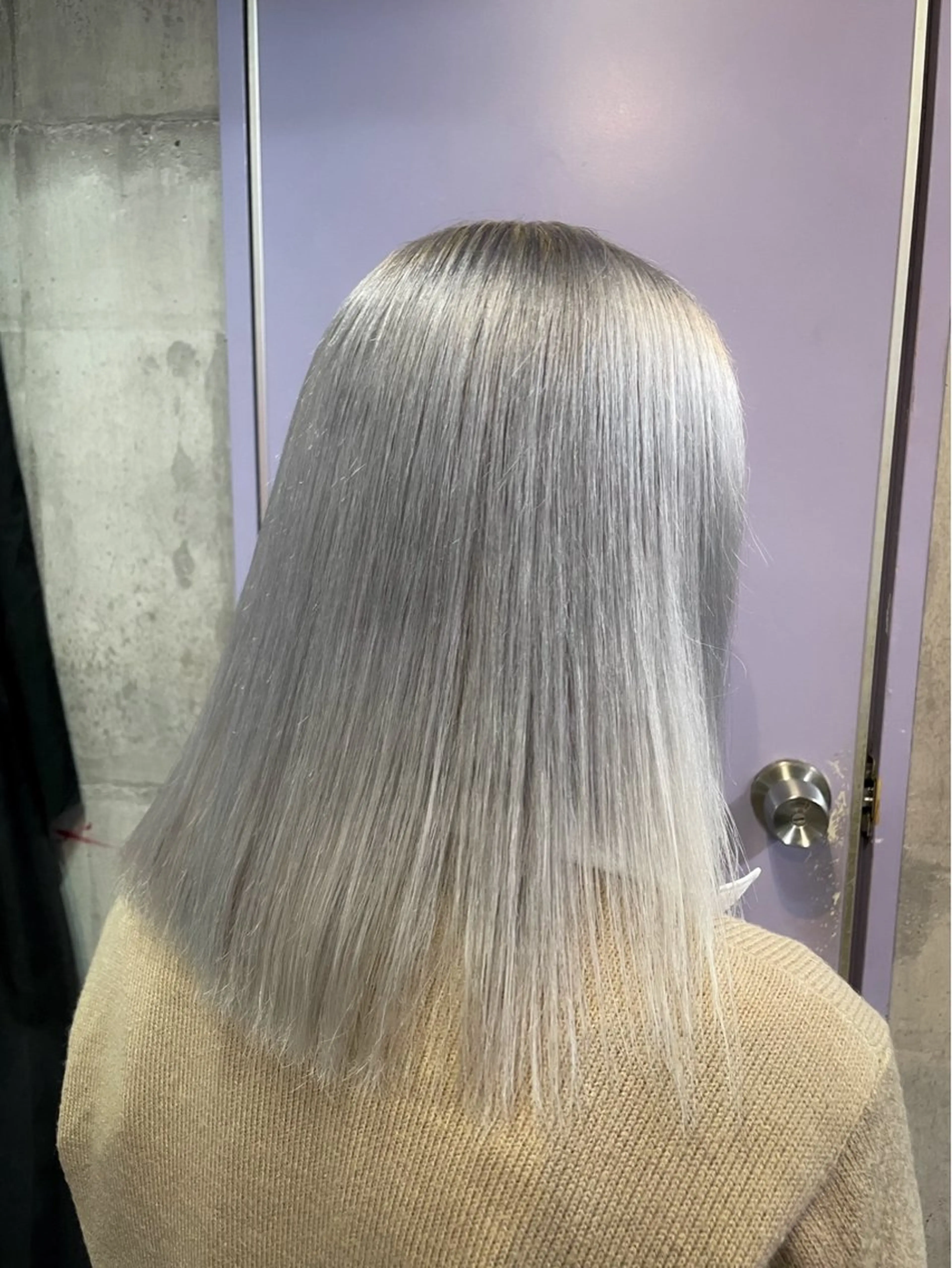 ミディアム ヘアカラー ハイトーン/ブリーチ /ウルフ⛓️MAKIのヘアスタイル