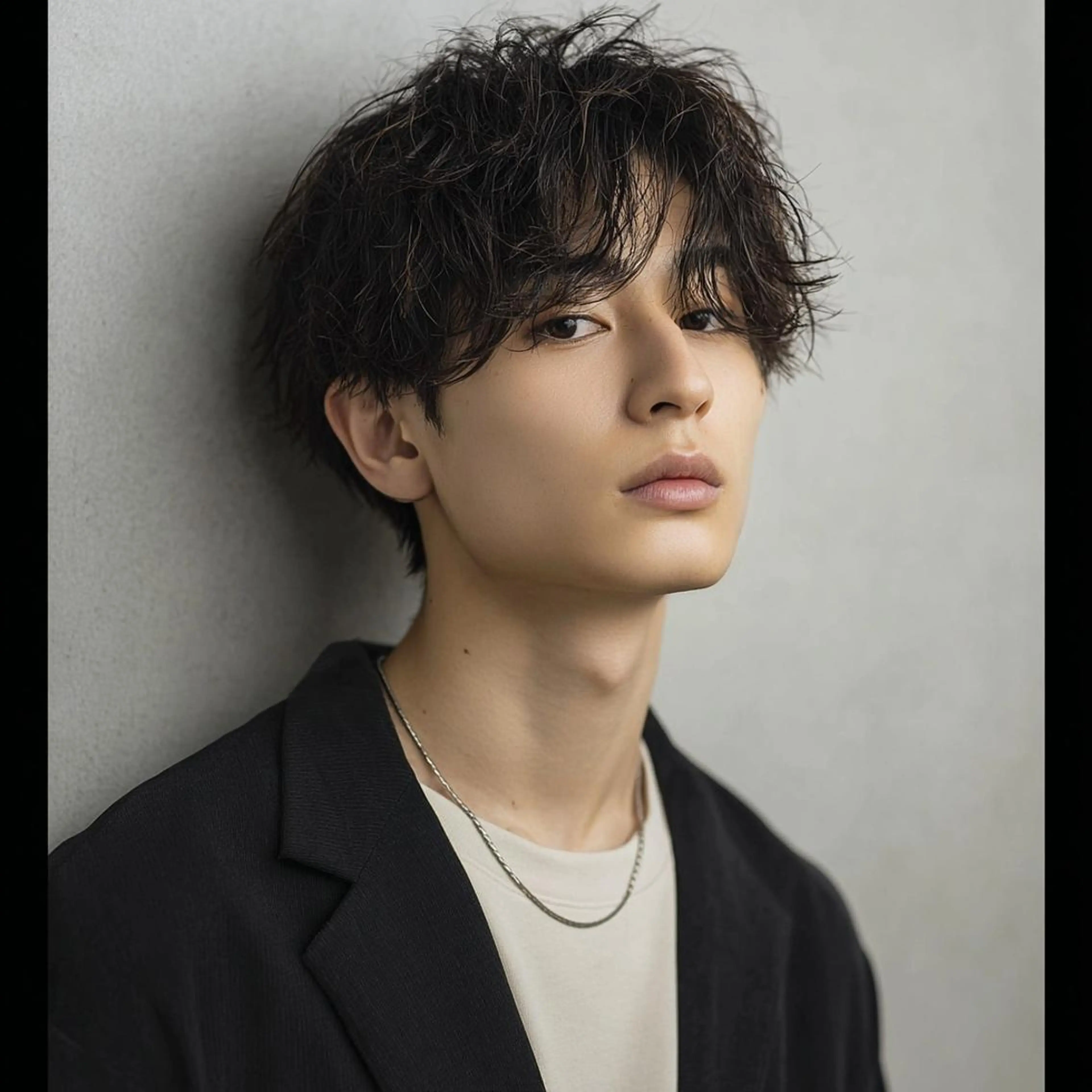 メンズ ブリーチなし透明感 カラー✨横山 佳希のヘアスタイル