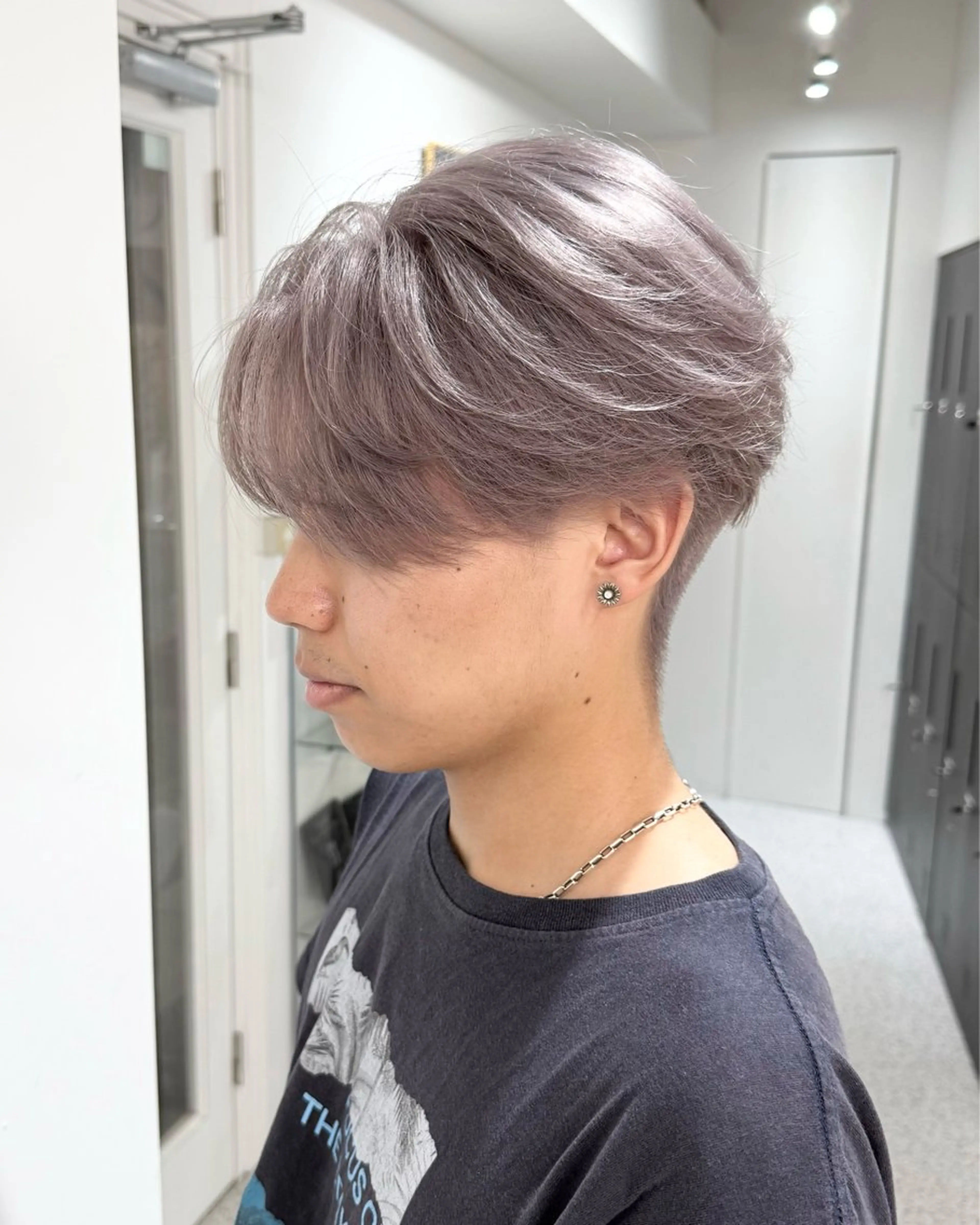 カラー メンズ PELE所属・💍透明感 💖艶ミルクティーのヘアスタイル