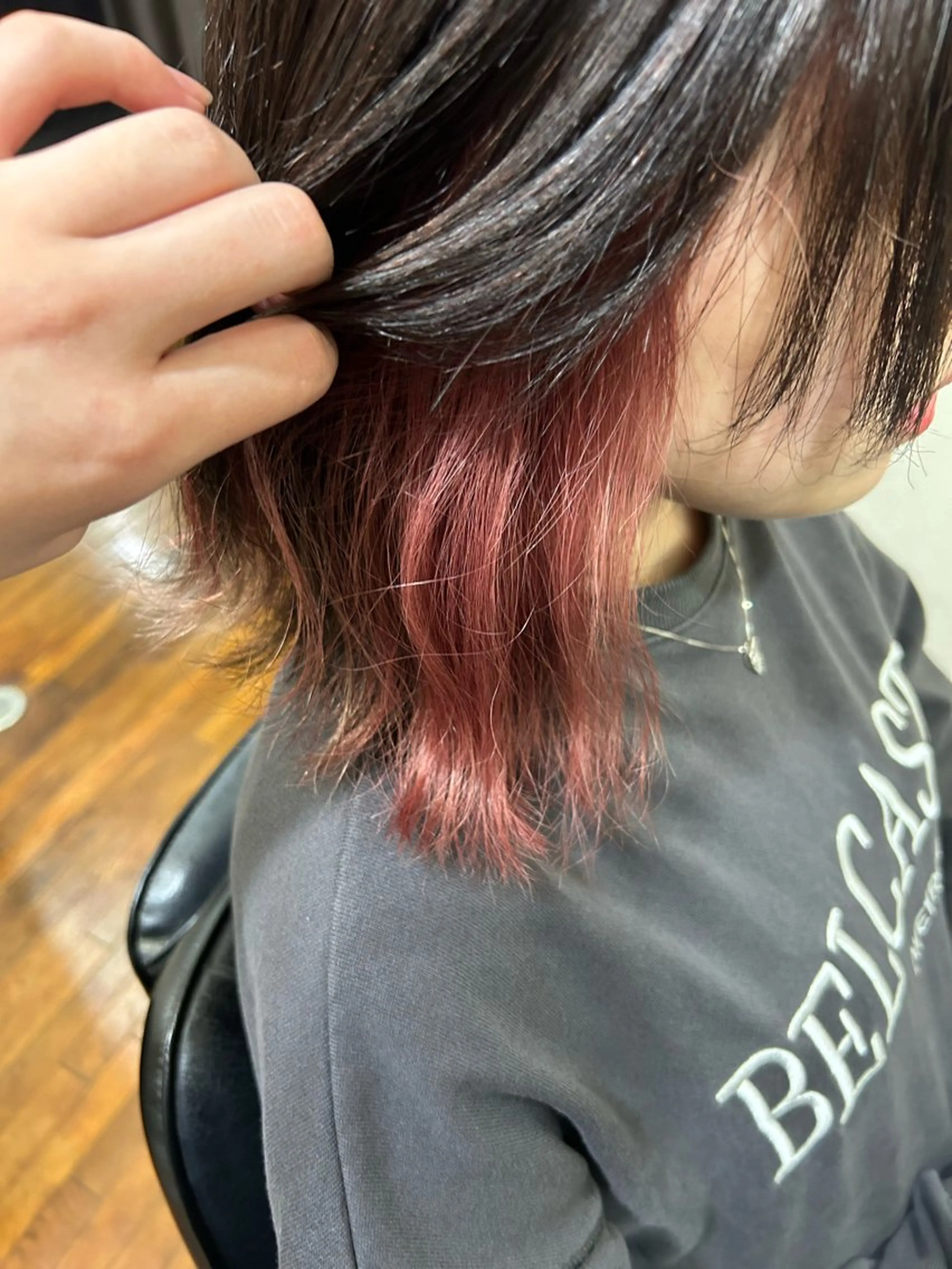 カラー ヘアカラー トリートメント 中島 優のヘアスタイル
