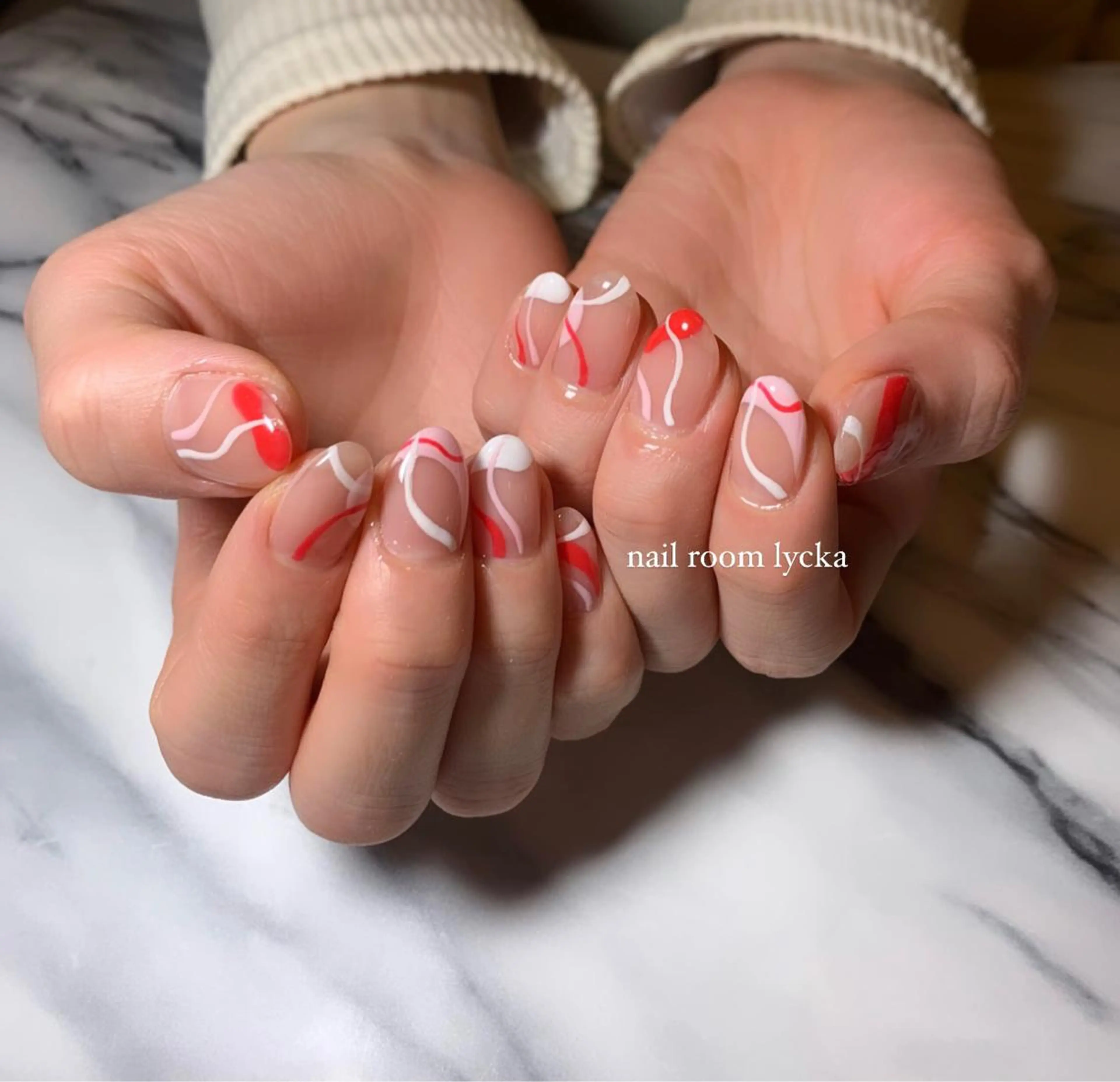 ネイル ﾈｲﾙﾙｰﾑﾘｯｶ 𝐦𝐚𝐲𝐮のネイルデザイン