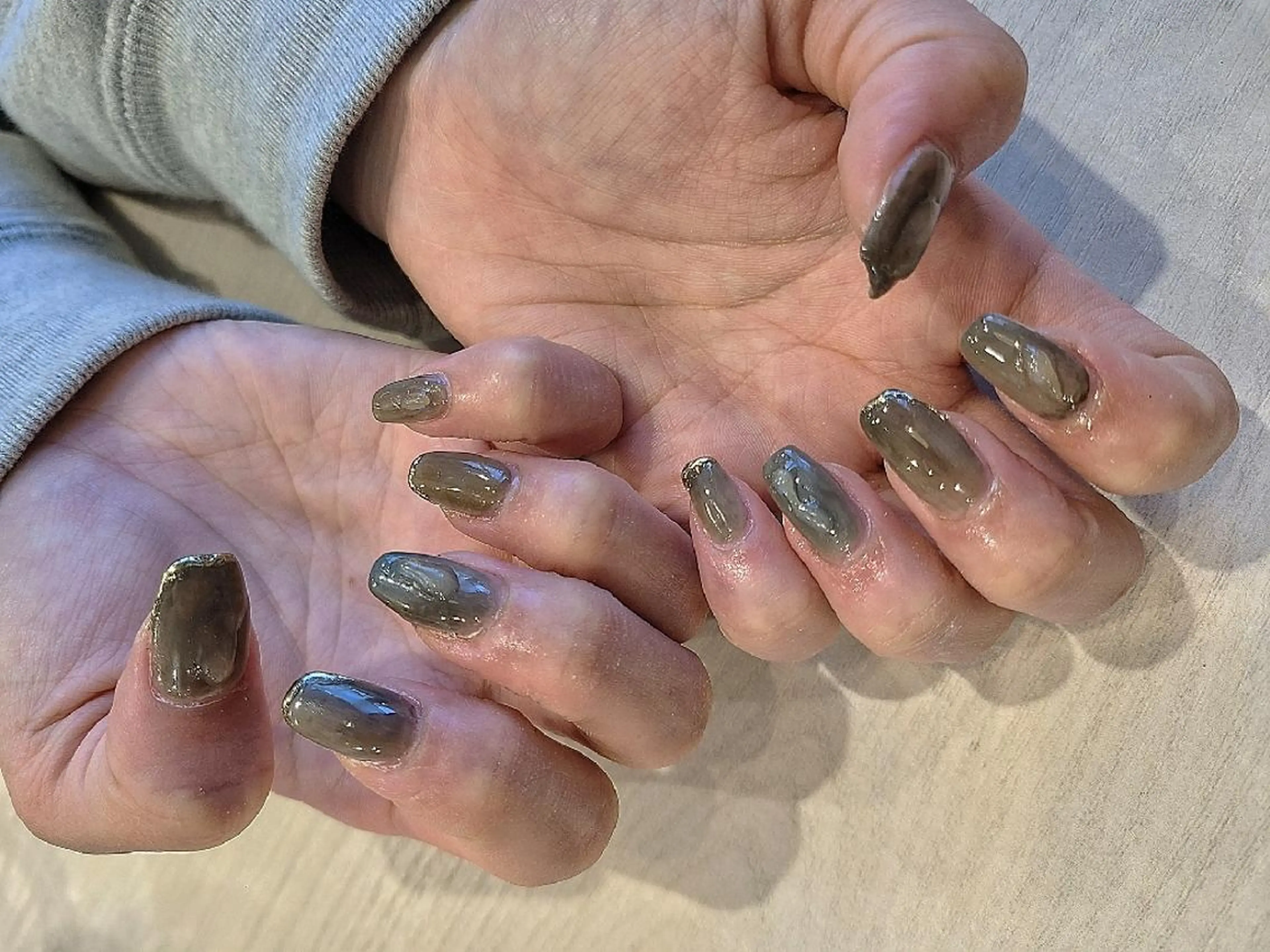 ネイル ニュアンスネイル ハンドネイル 関口 友菜のヘアスタイル