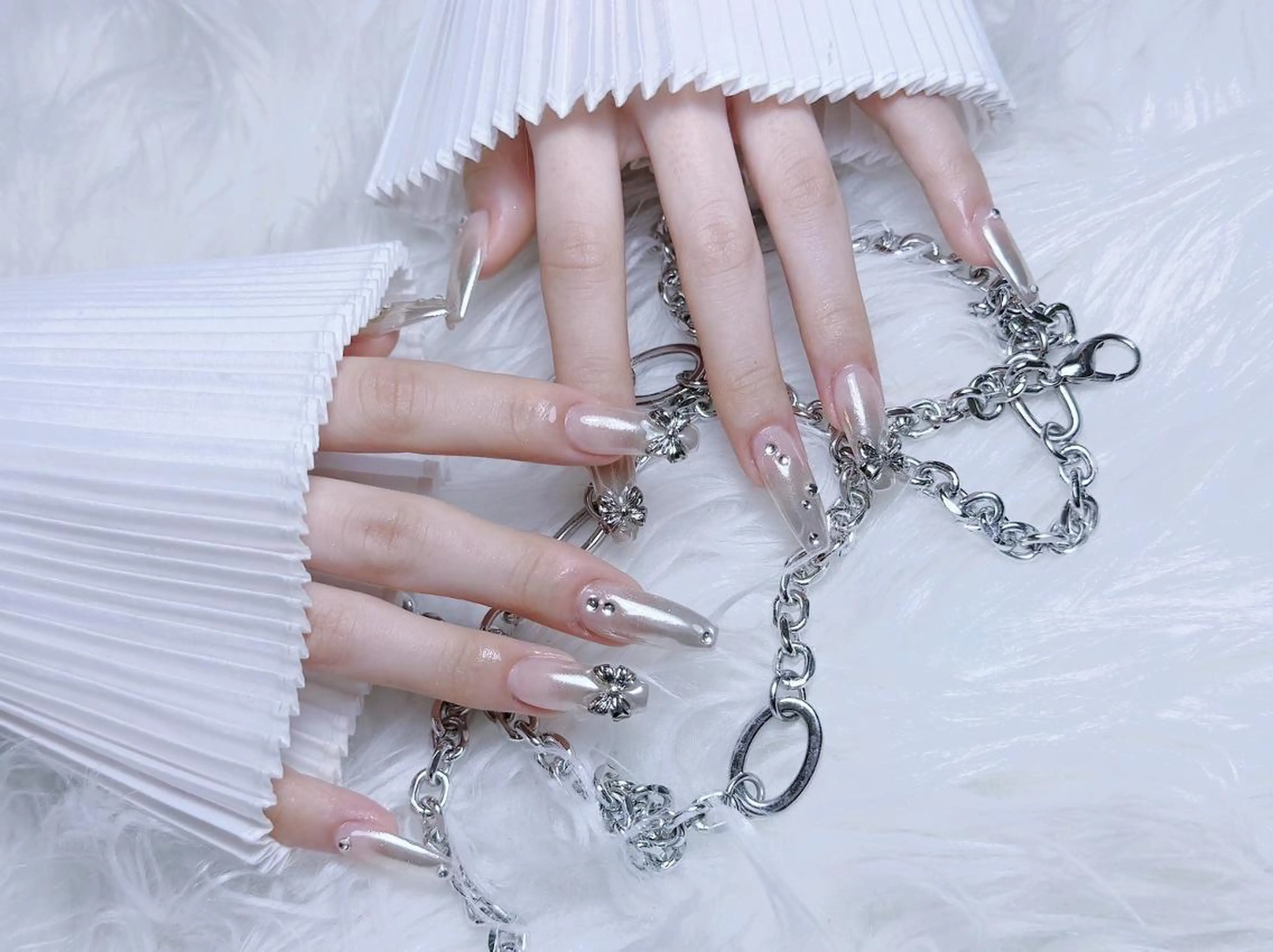 ネイル H3 Nail Tsuki🦋💙のネイルデザイン