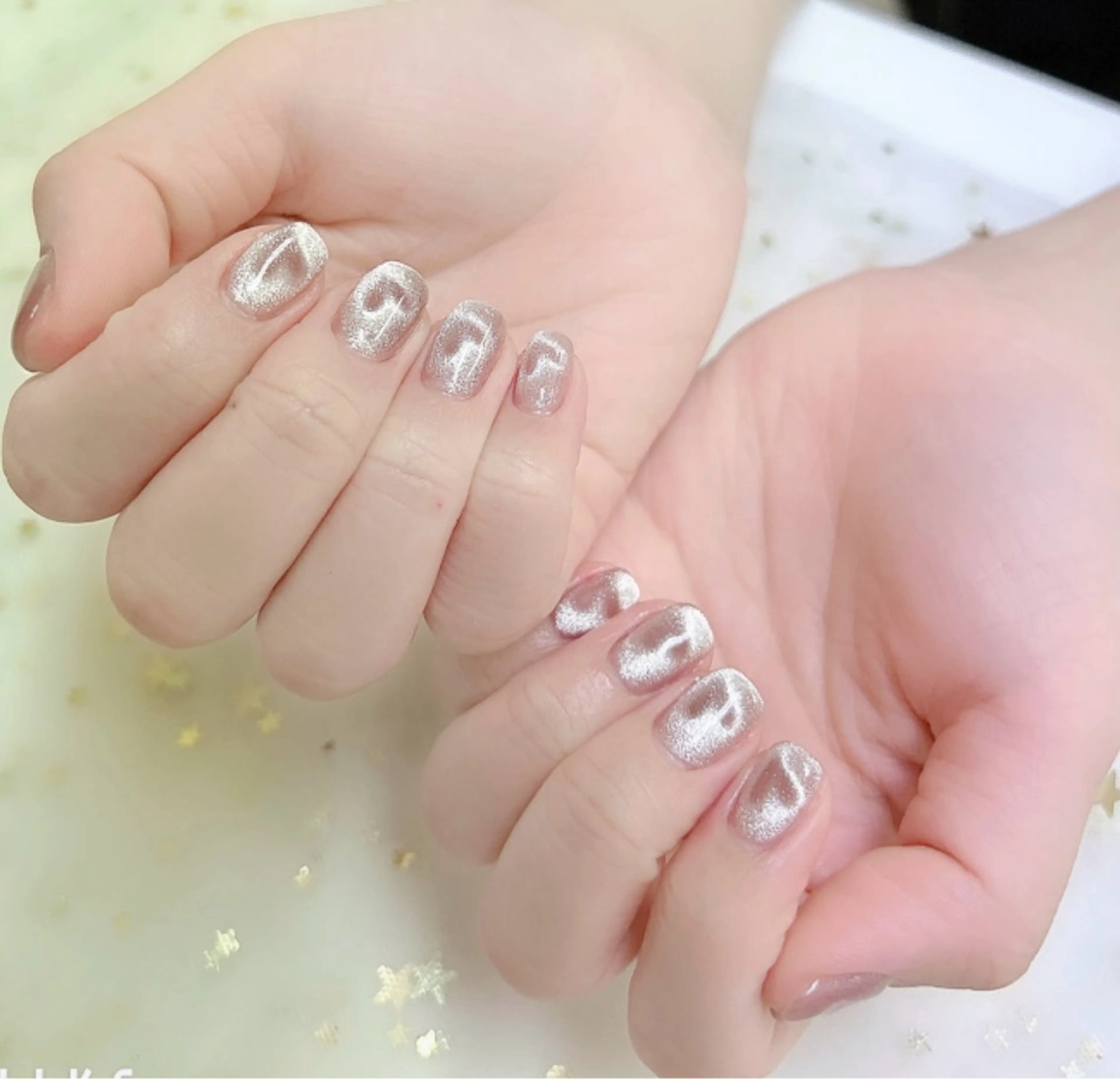 ネイル マグネットネイル ハンドネイル 上福岡 らんらんのネイルデザイン