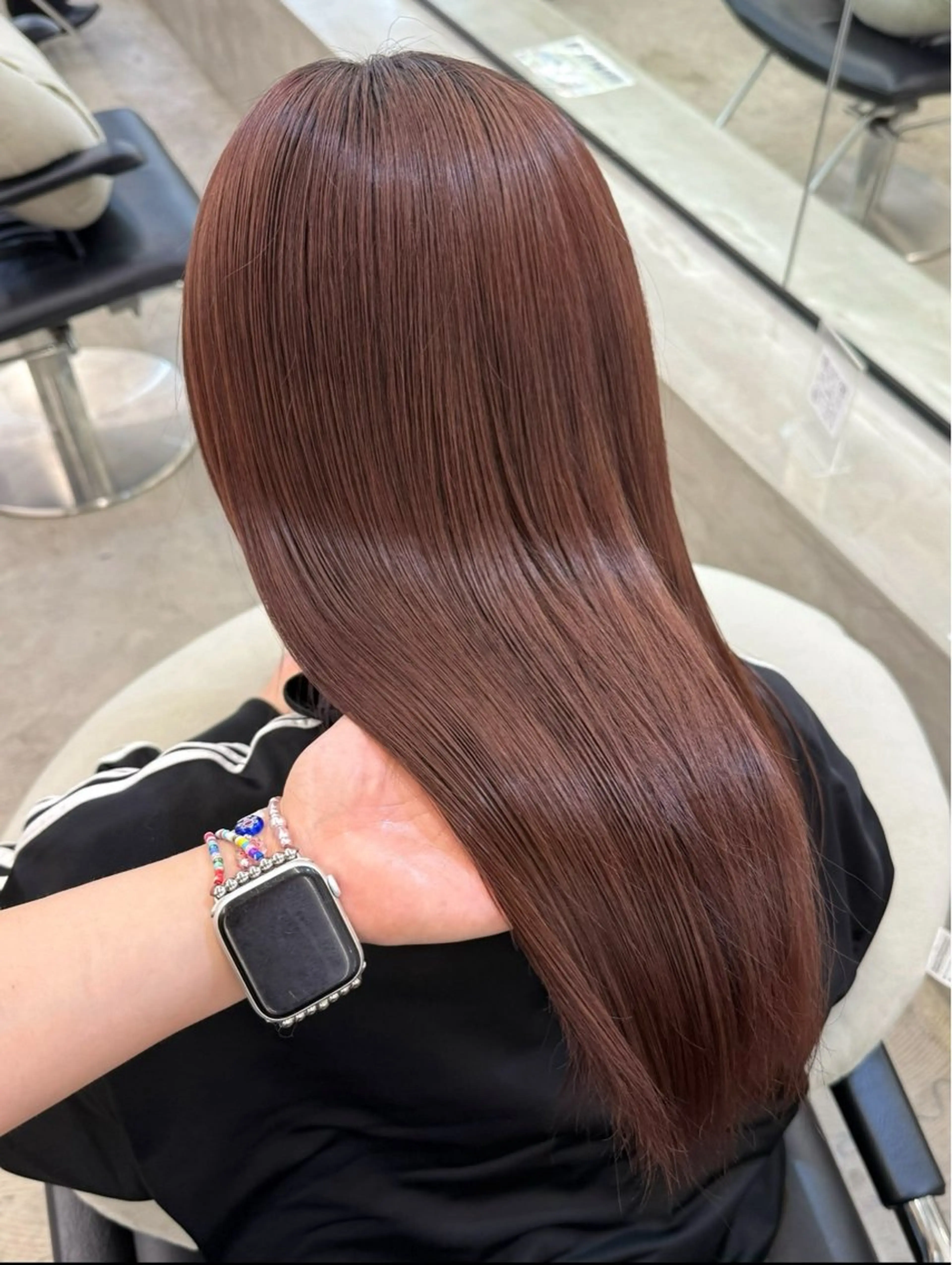 ロング ヘアカラー トリートメント 🎀うる艶モテ髪🎀 透明感/ユナのヘアスタイル