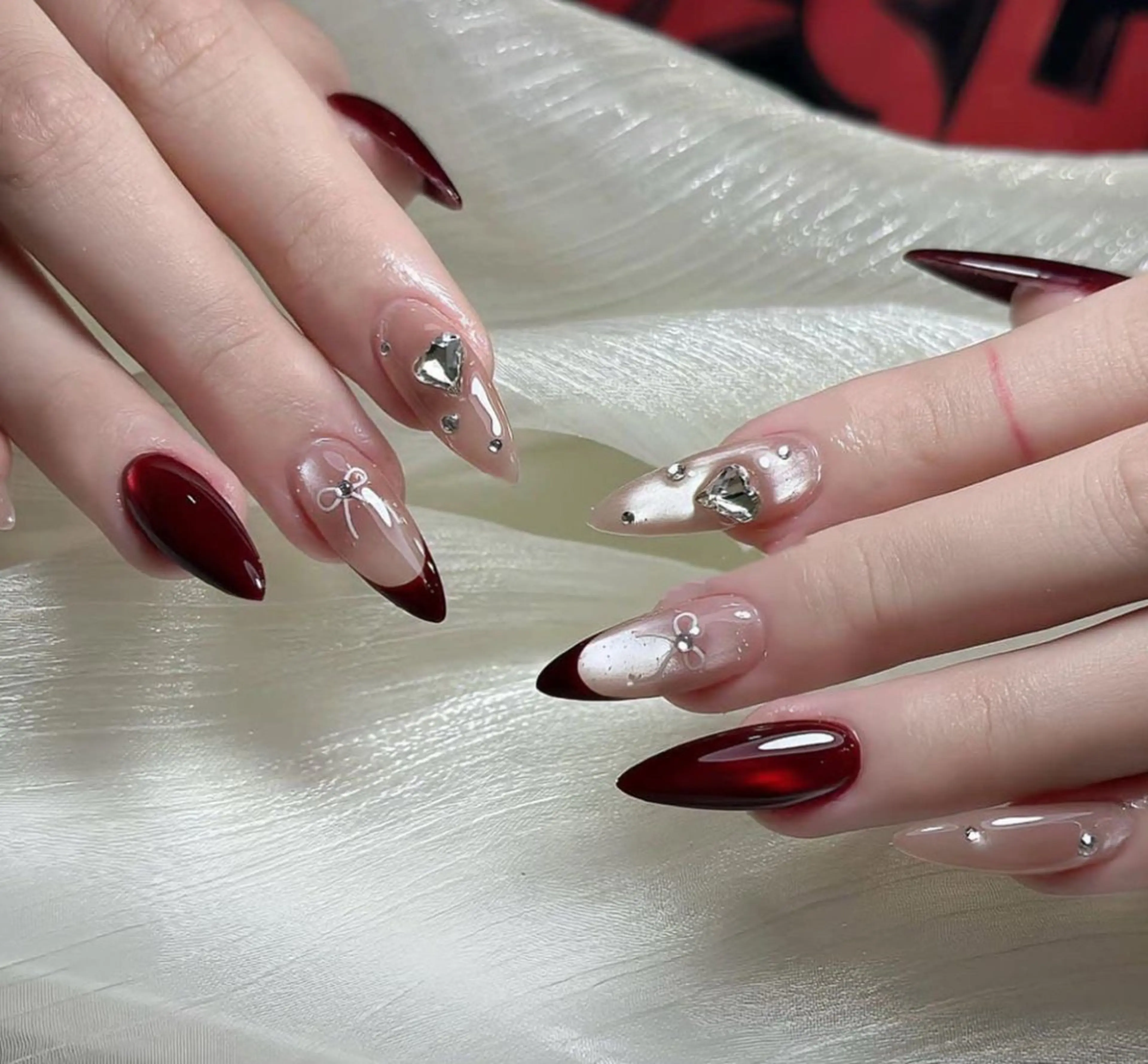 ネイル 韓国ネイル 持ち込み ニュアンスネイル ネイルチップ ハンドネイル Tini ANA.CHUOのネイルデザイン