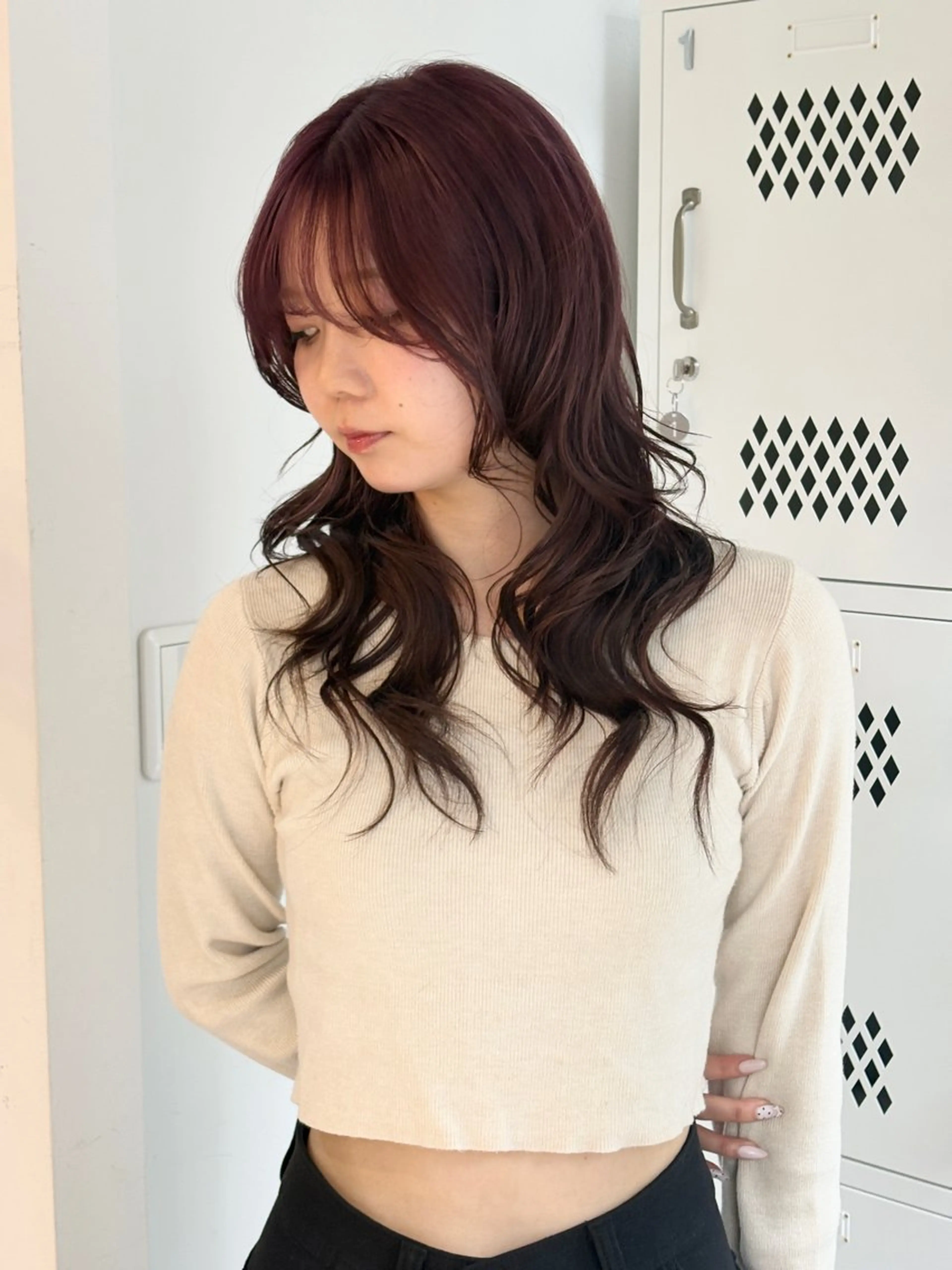 カラー 🌟デザインカラー 久保悠那のヘアスタイル