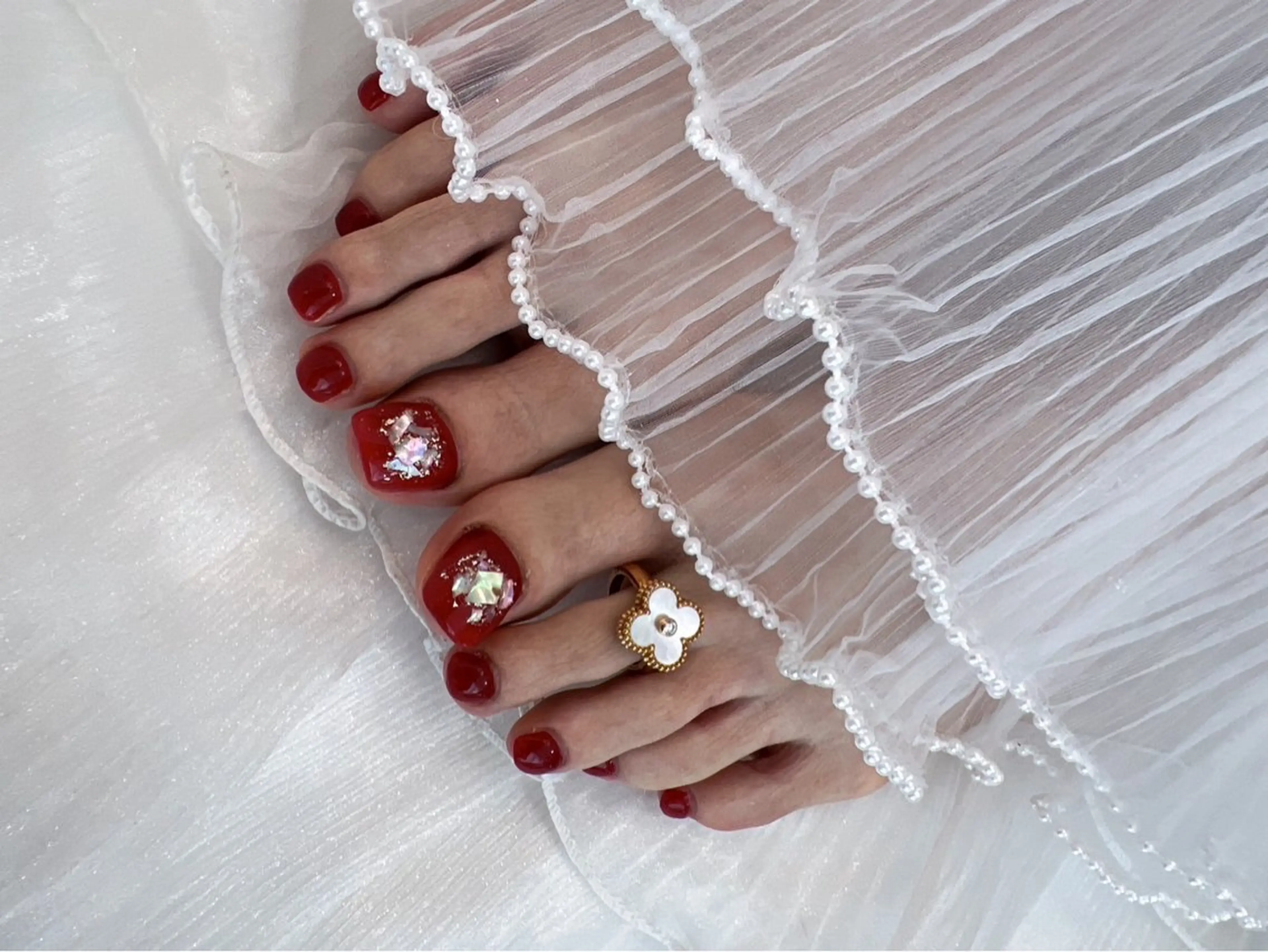 フットワンカラー🎀の写真