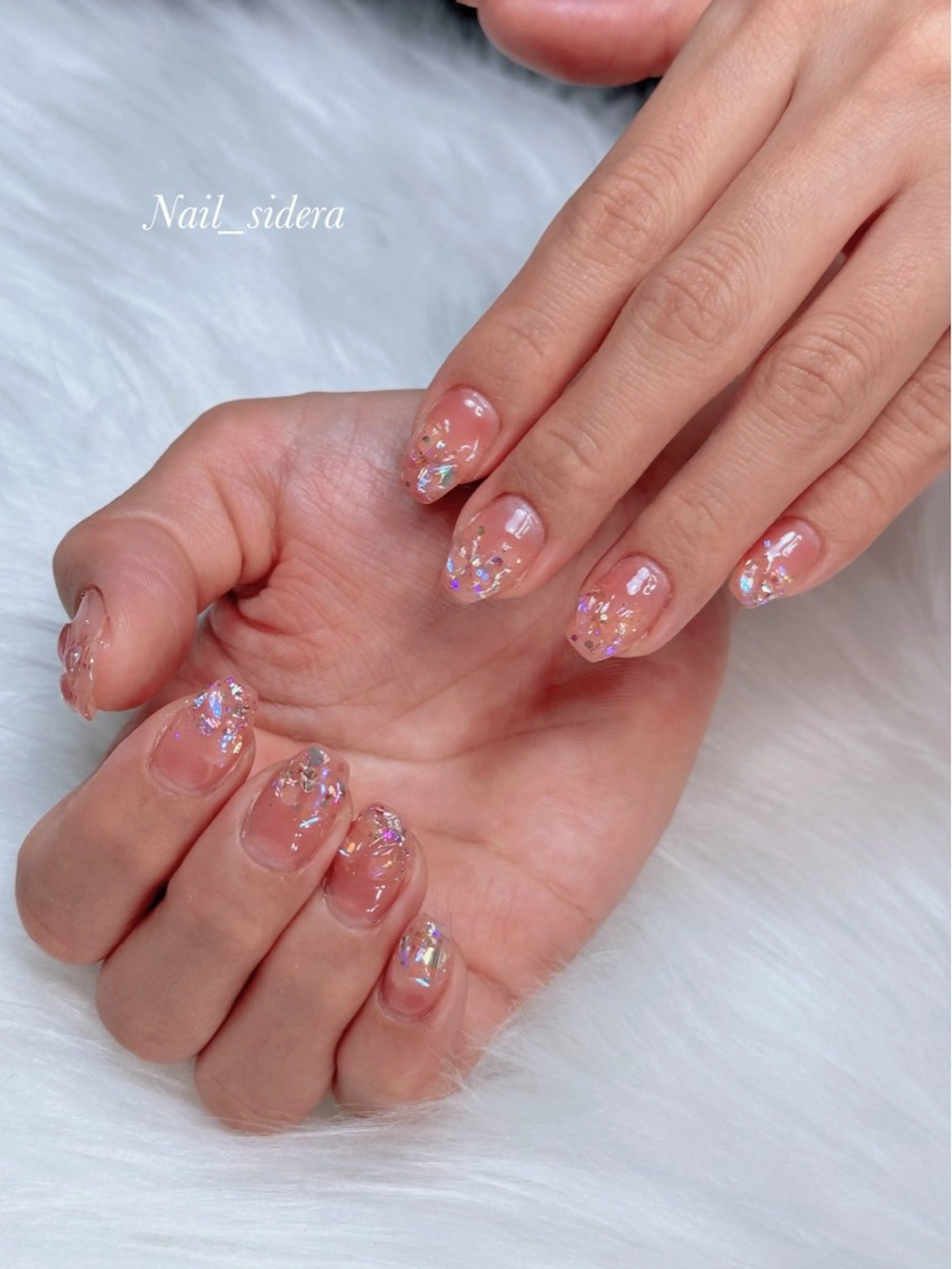 ネイル ジェルネイル 韓国ネイル ハンドネイル nail sideraのネイルデザイン