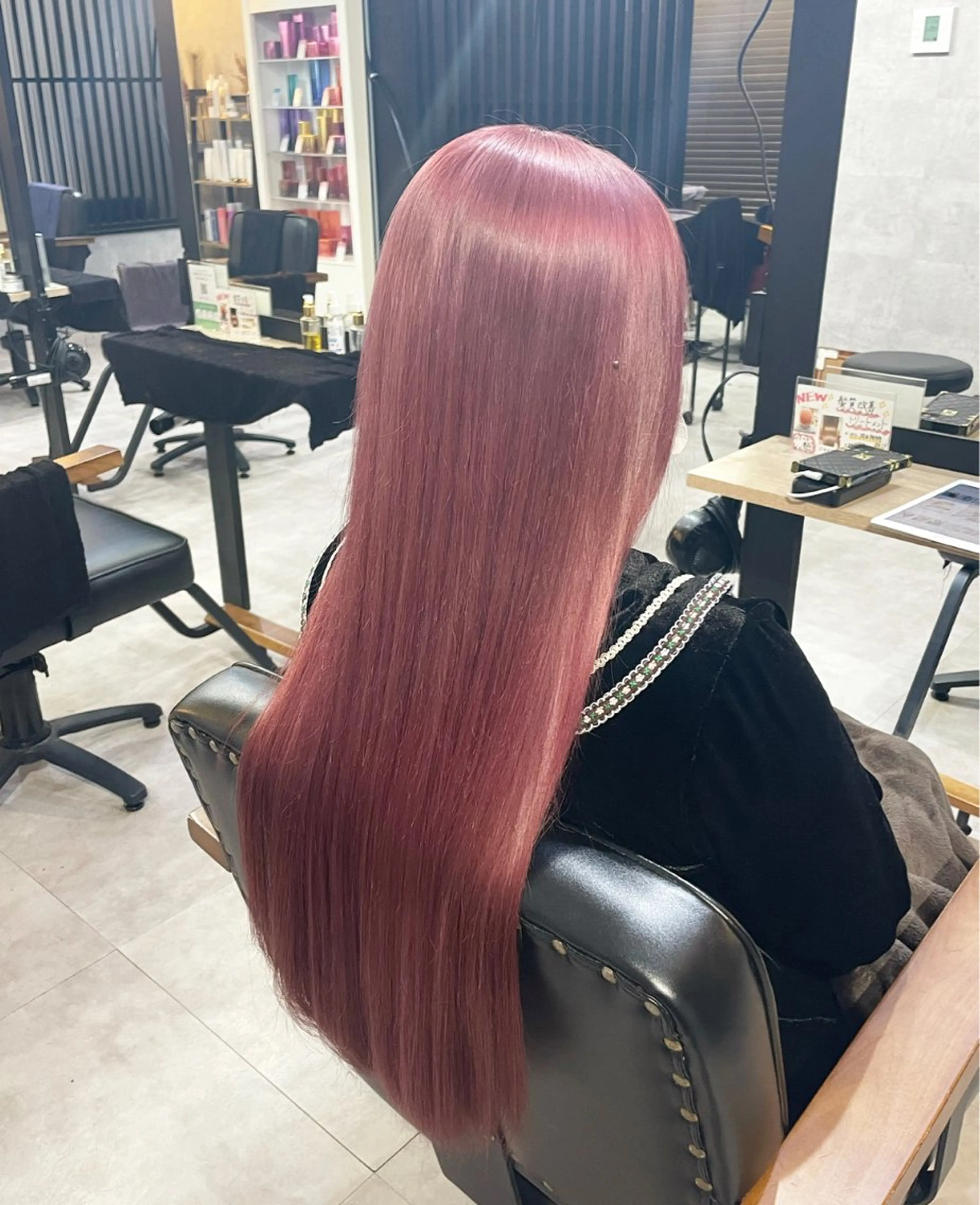 ミディアム ヘアカラー トリートメント ❤︎SAKURA 【Rico】❤︎のヘアスタイル