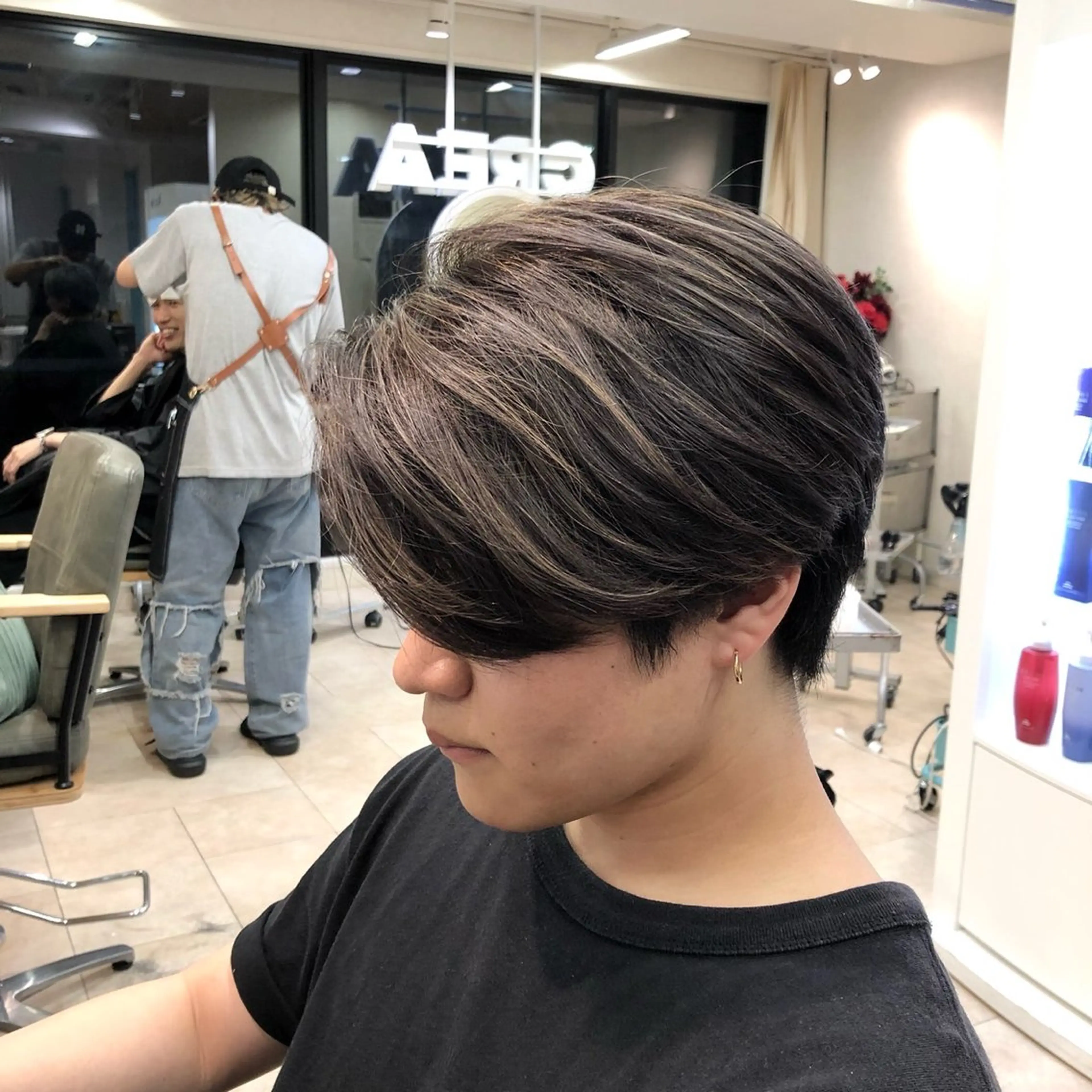 メンズ メンズバレイヤージュ メンズハイライト 🍏すがの みき🍏のヘアスタイル